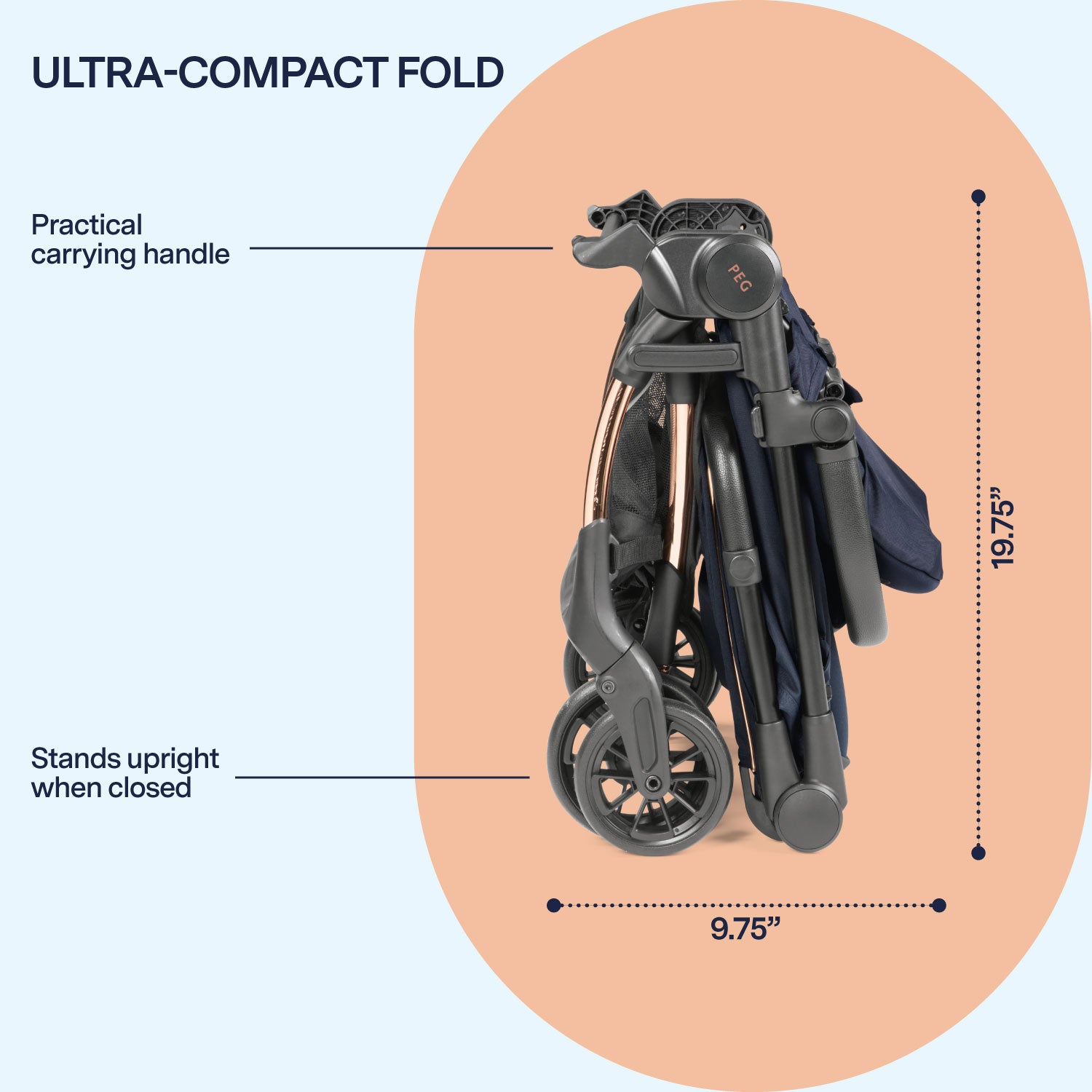 PEG Volo Stroller + Travel Bag