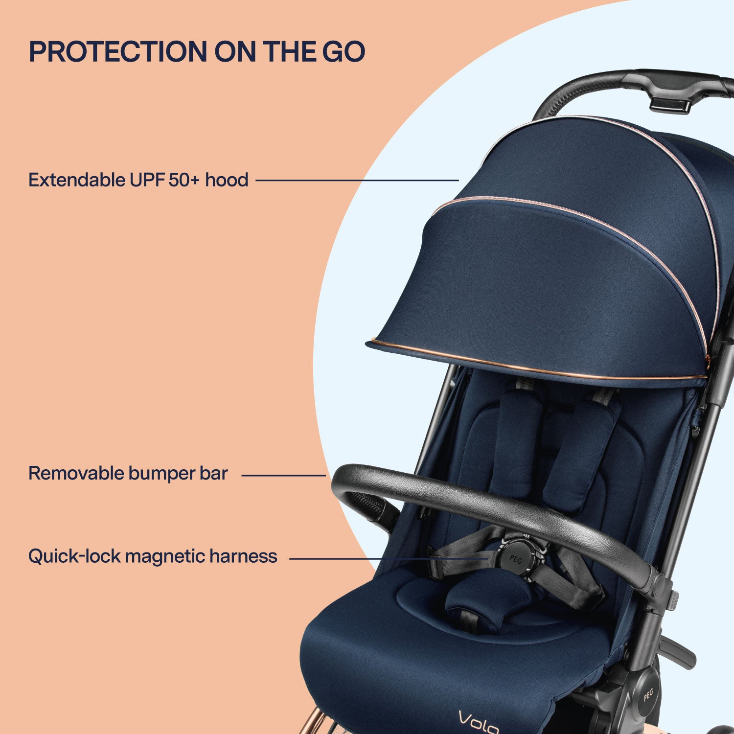 PEG Volo Stroller + Travel Bag
