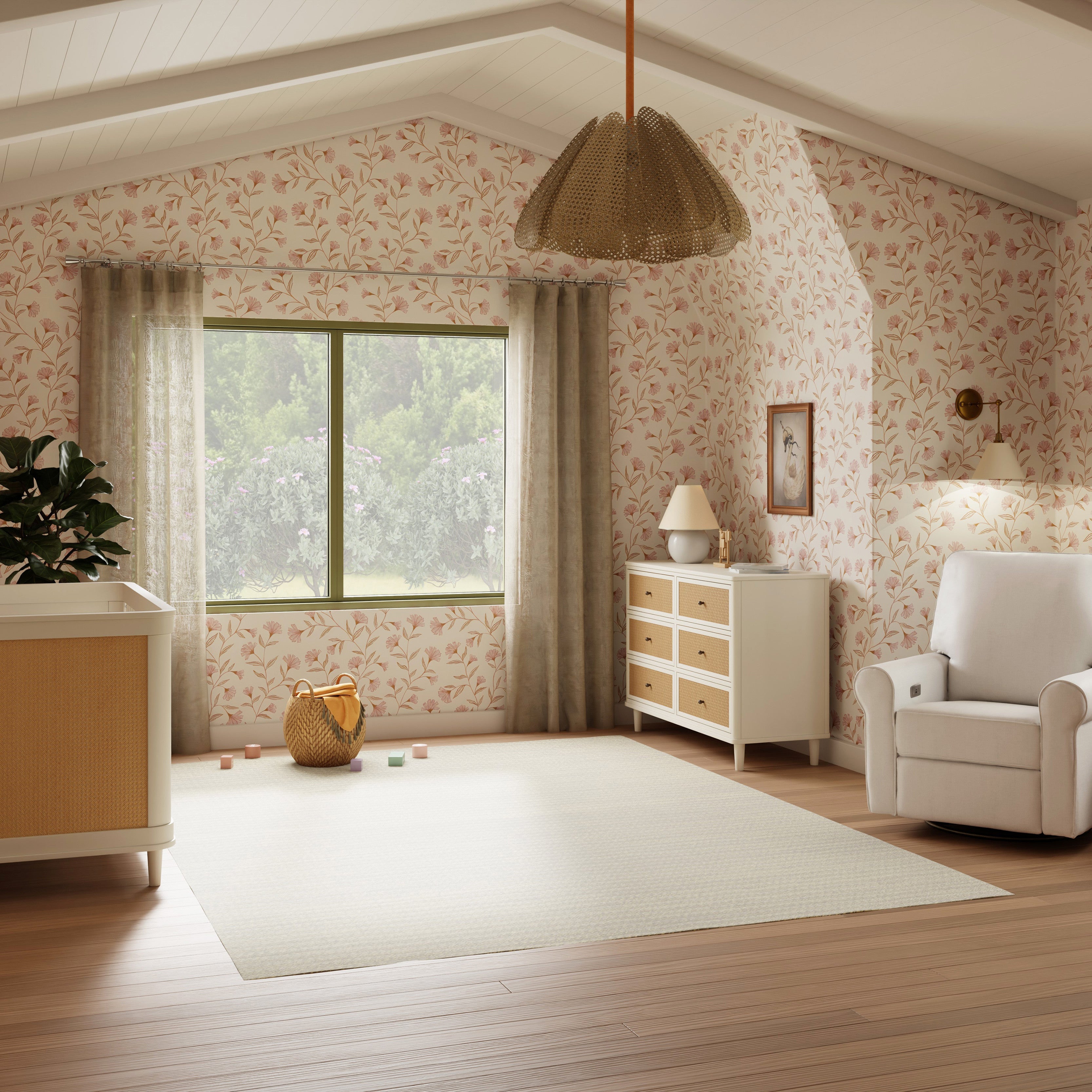 Namesake Marin with Cane 6 Drawer Dresser