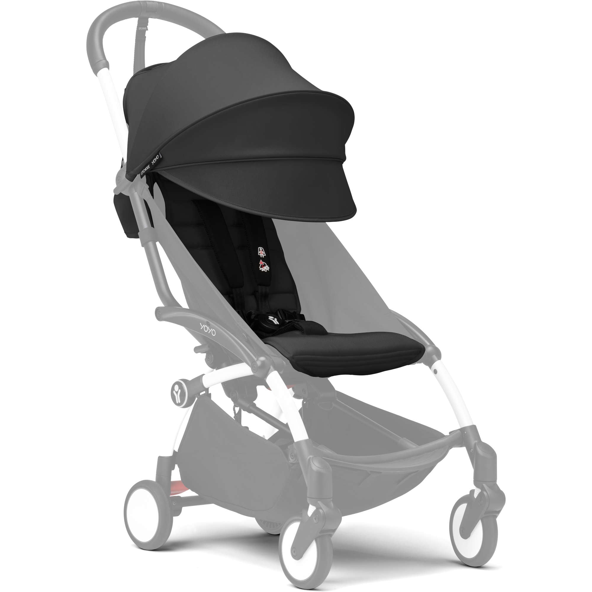 【美品】STOKKE YOYO 6+ ブラック Stokke YOYO 6+ Color Pack
