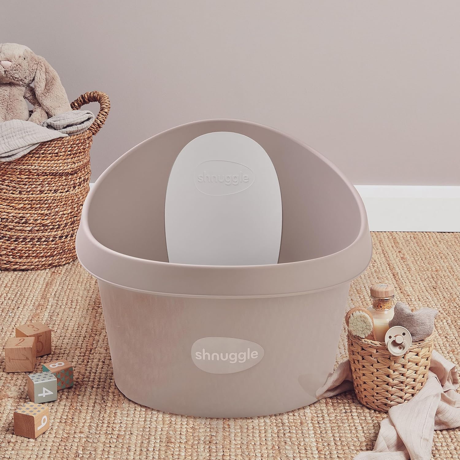 Shnuggle Splash & Play Bundle: Toddler Bath Tub & Accessories Bundle 5-Piece