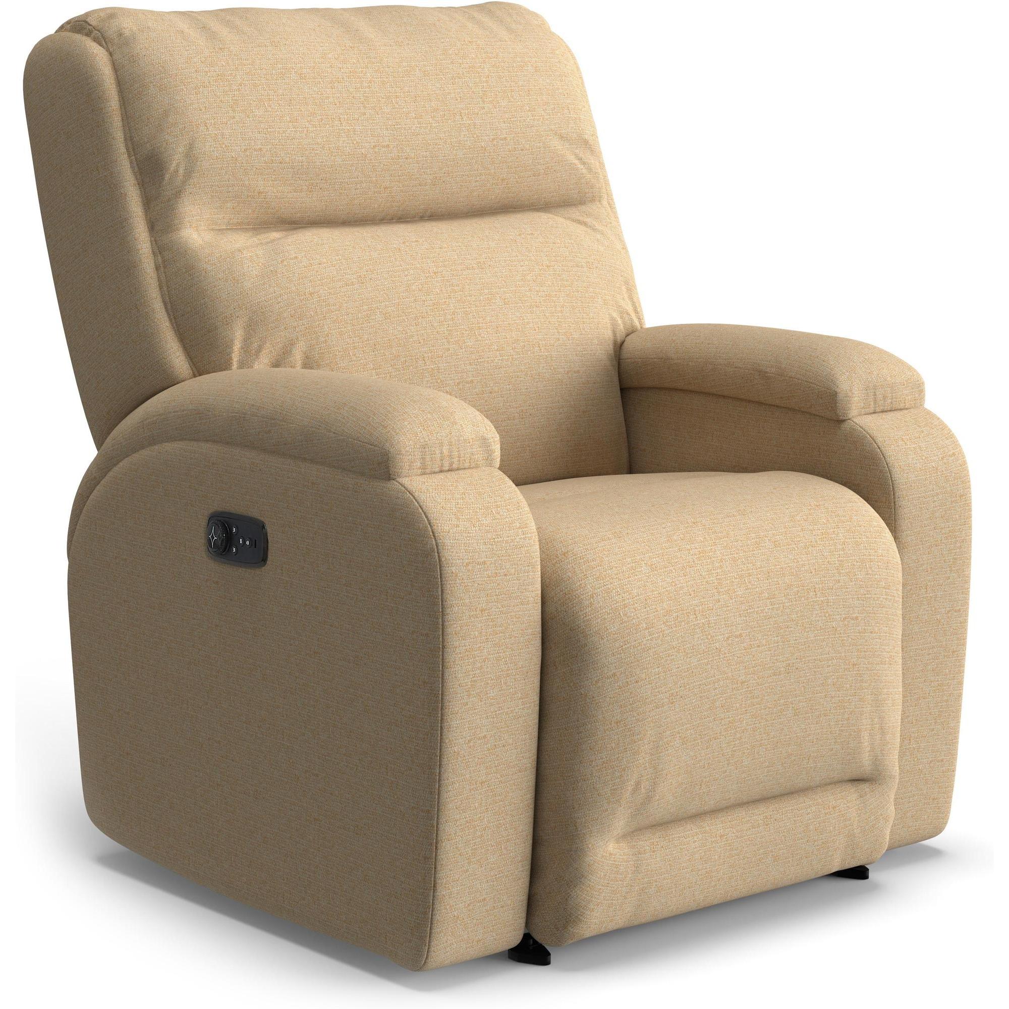 Storytime Maverly Power Cozzia Swivel Glide Recliner with Heat & Massage