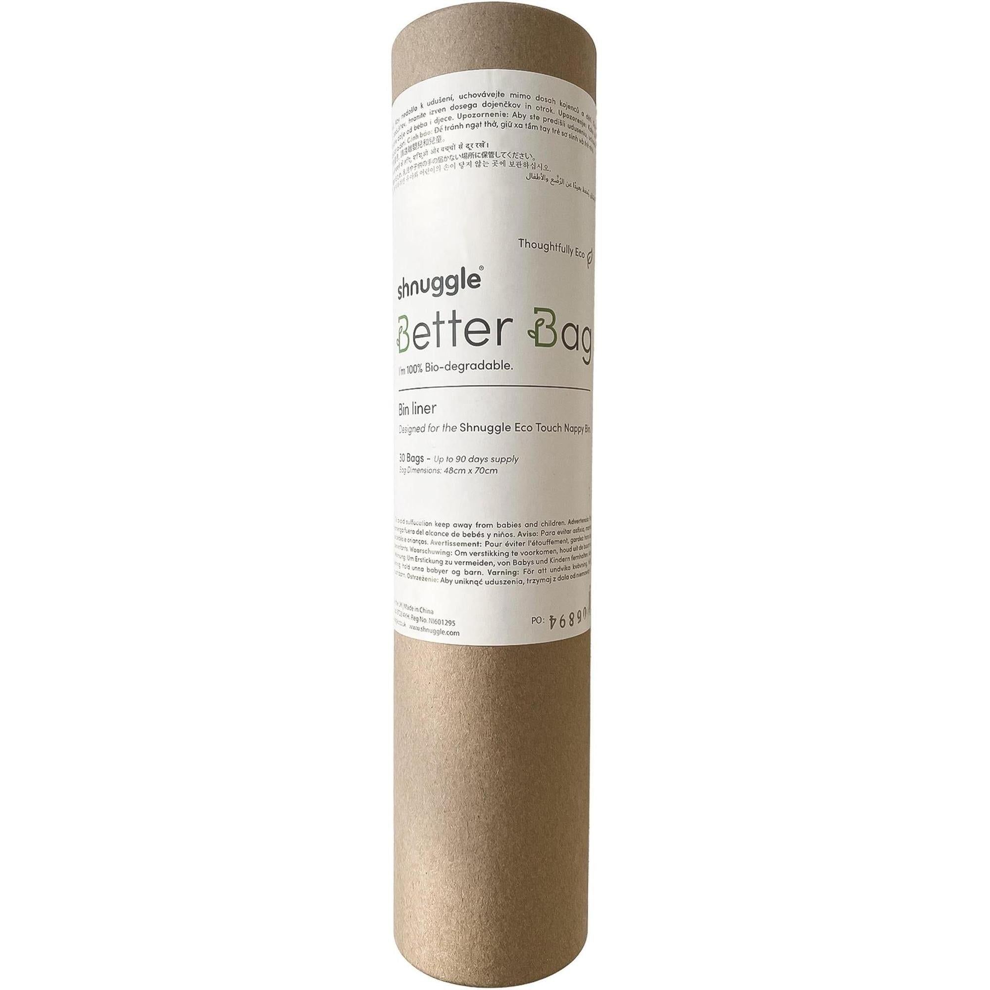 Shnuggle Better Bag Biodegradable Nappy Bin Liners 30 bags