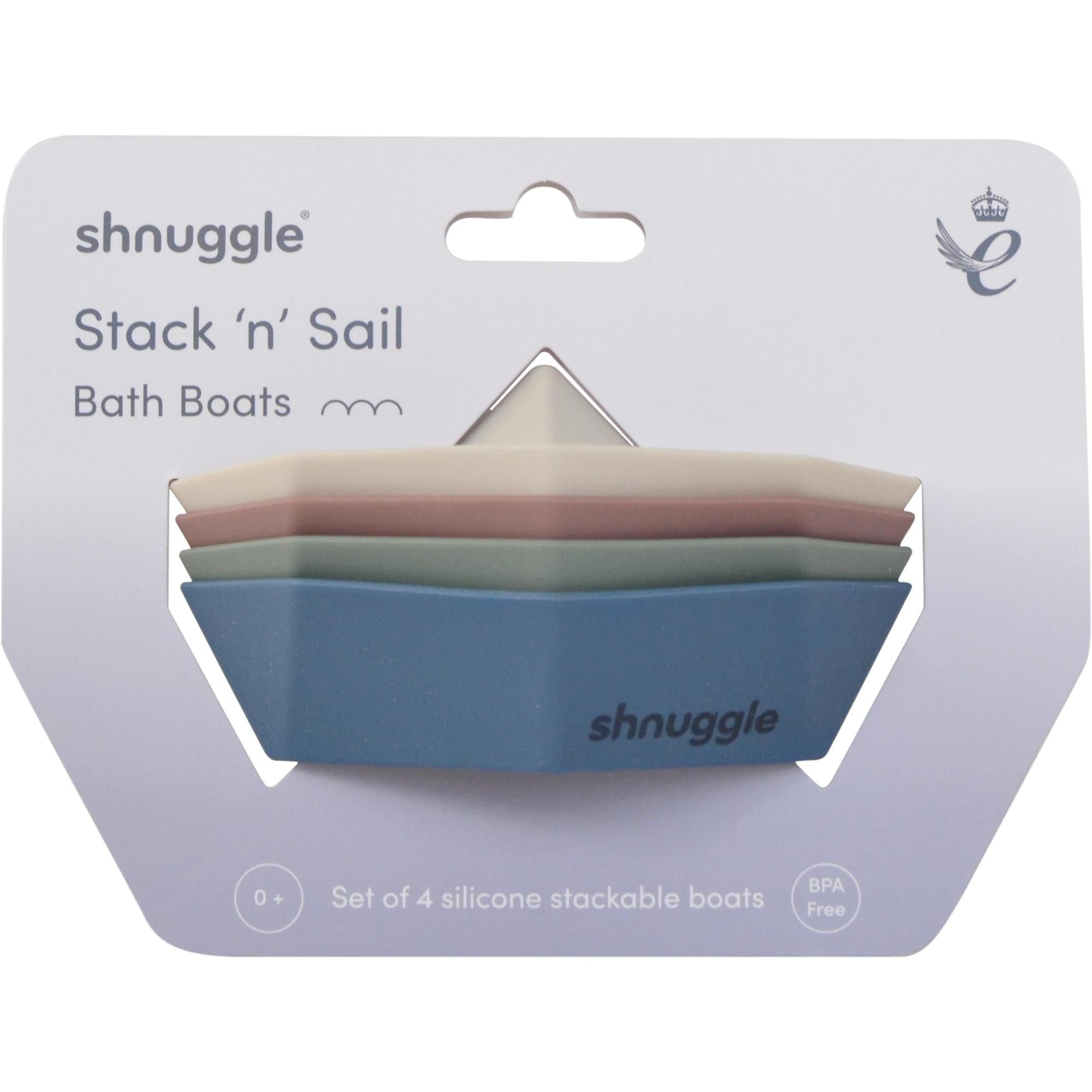 Shnuggle Stack & Sail Bath Boat Toys
