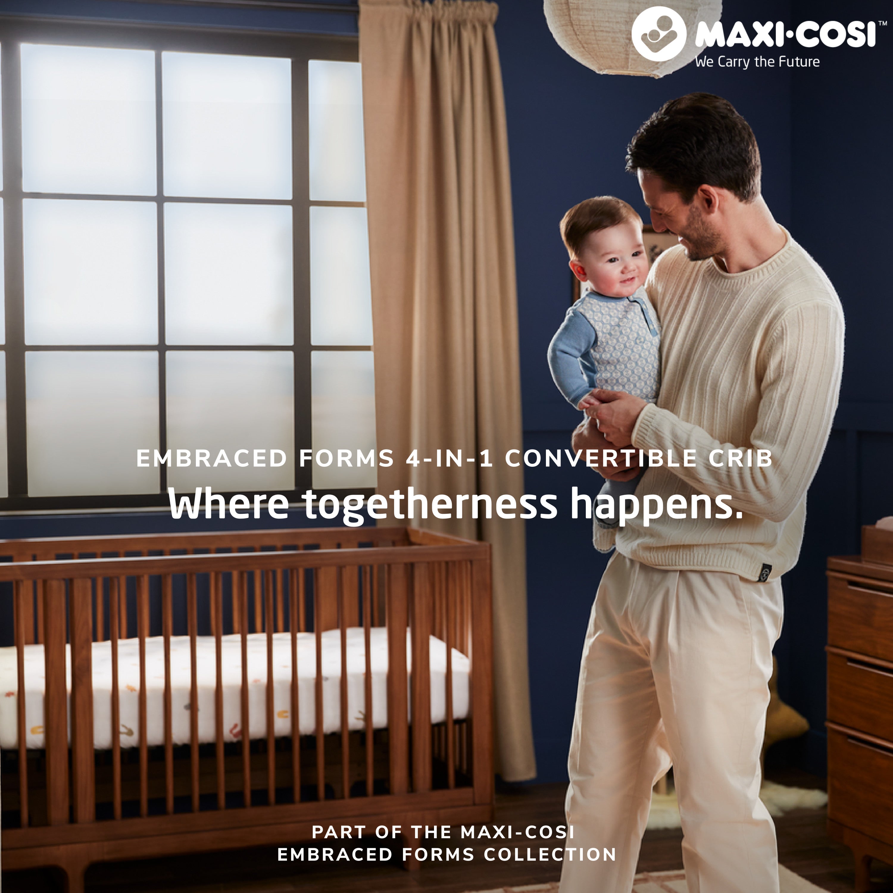 Maxi-Cosi Embraced Forms 4-in-1 Convertible Crib
