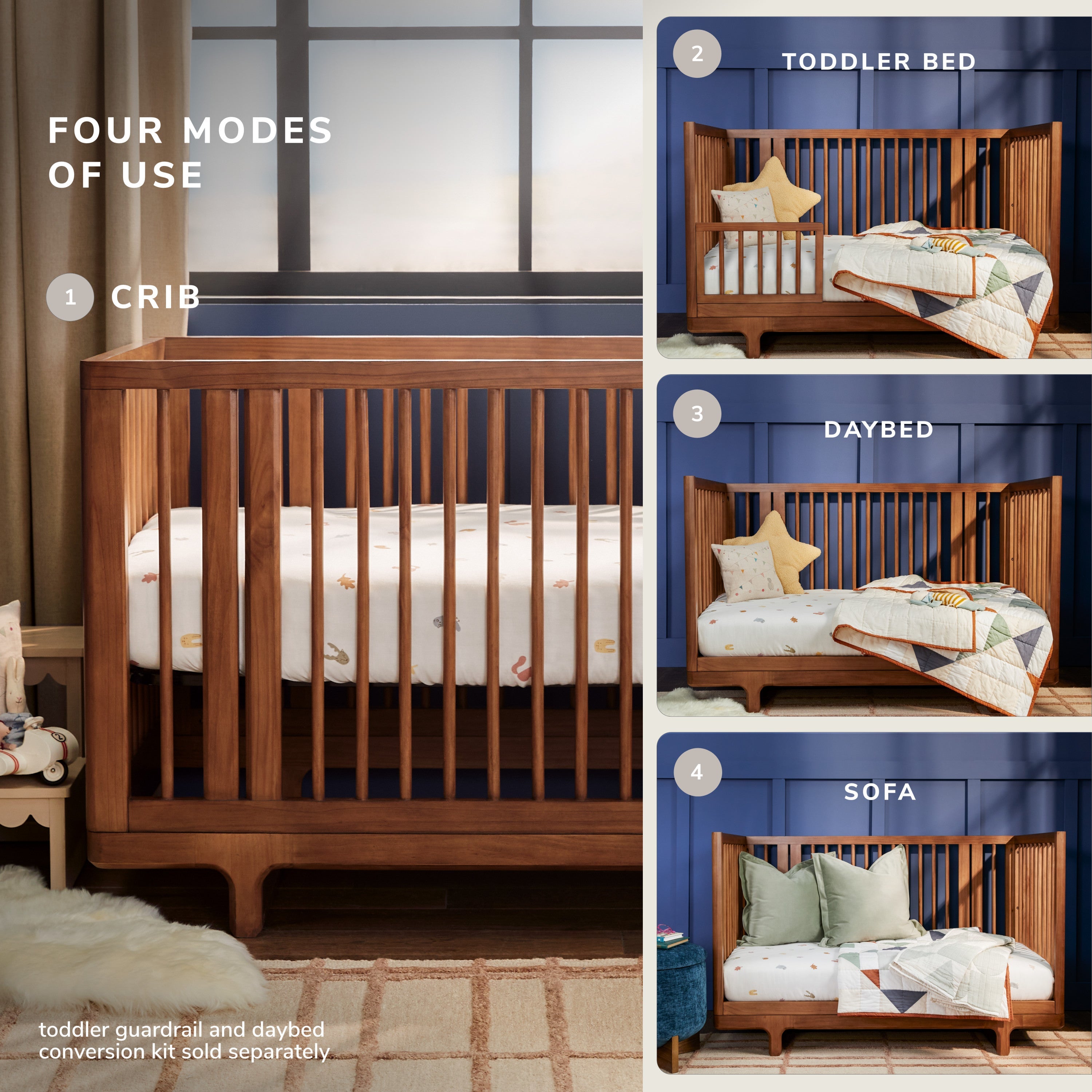Maxi-Cosi Embraced Forms 4-in-1 Convertible Crib