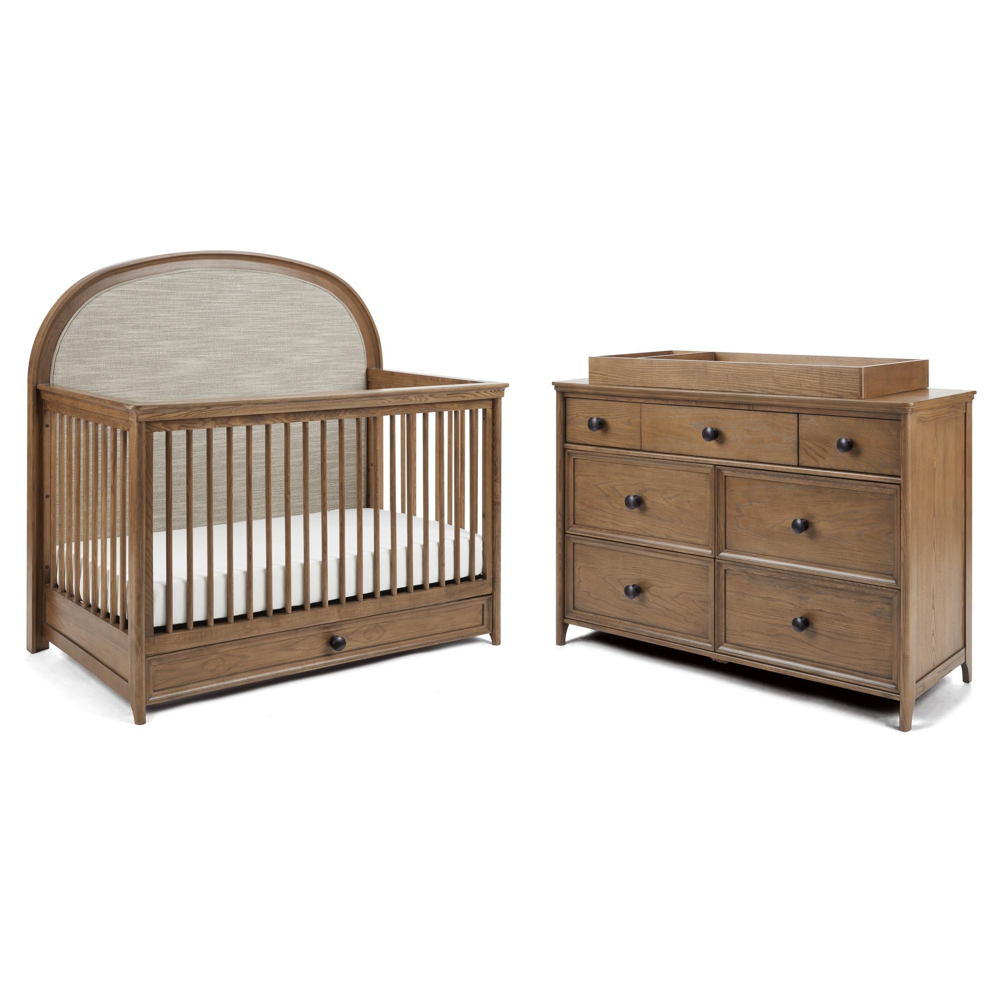 Maxi-Cosi Nursery Quiet Luxury 6-in-1 Convertible Crib with Toddler Bed/Daybed Conversion Kit