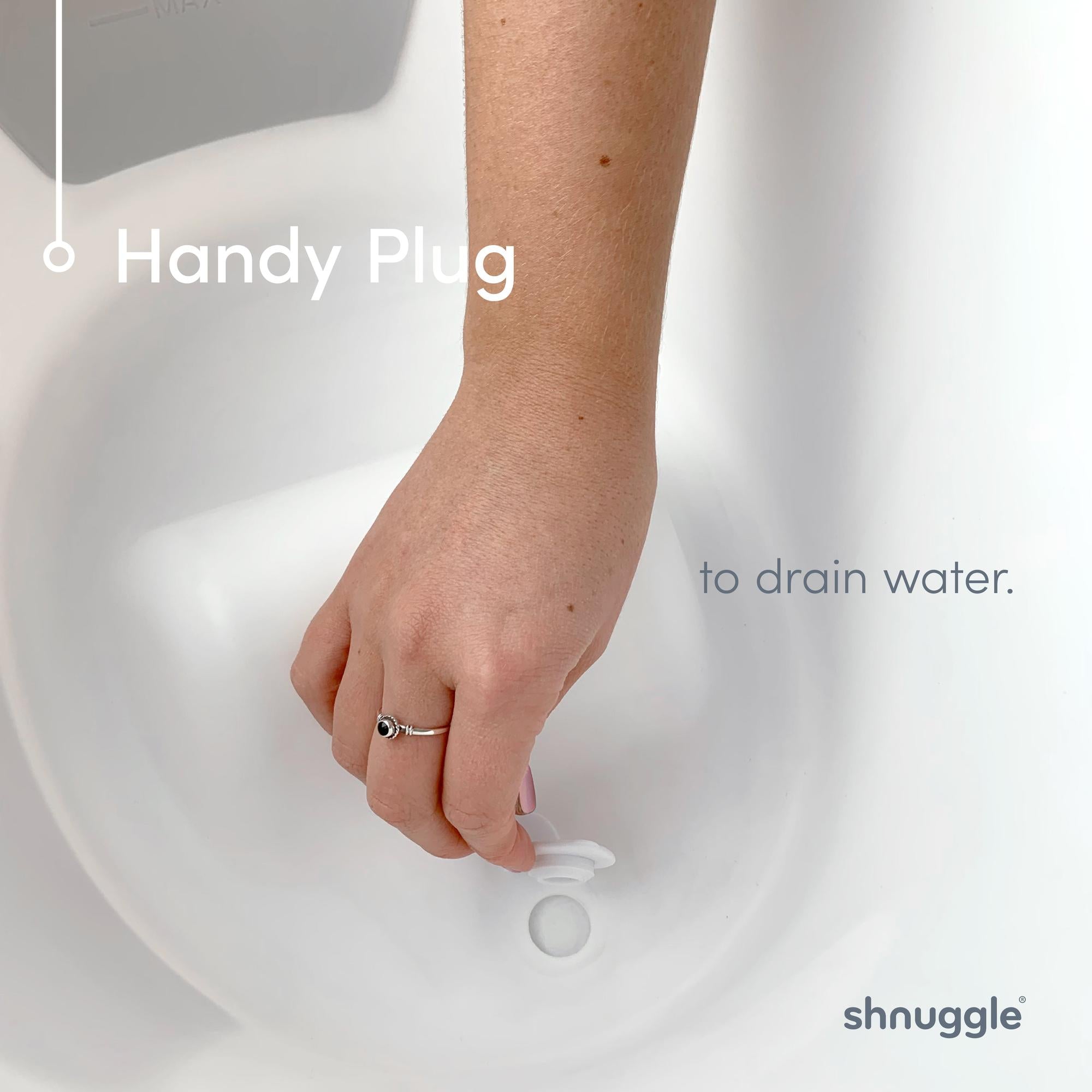 Shnuggle Bath & Change Bundle: Baby Bath & Changing Bundle + Accessories - 6-Piece Set