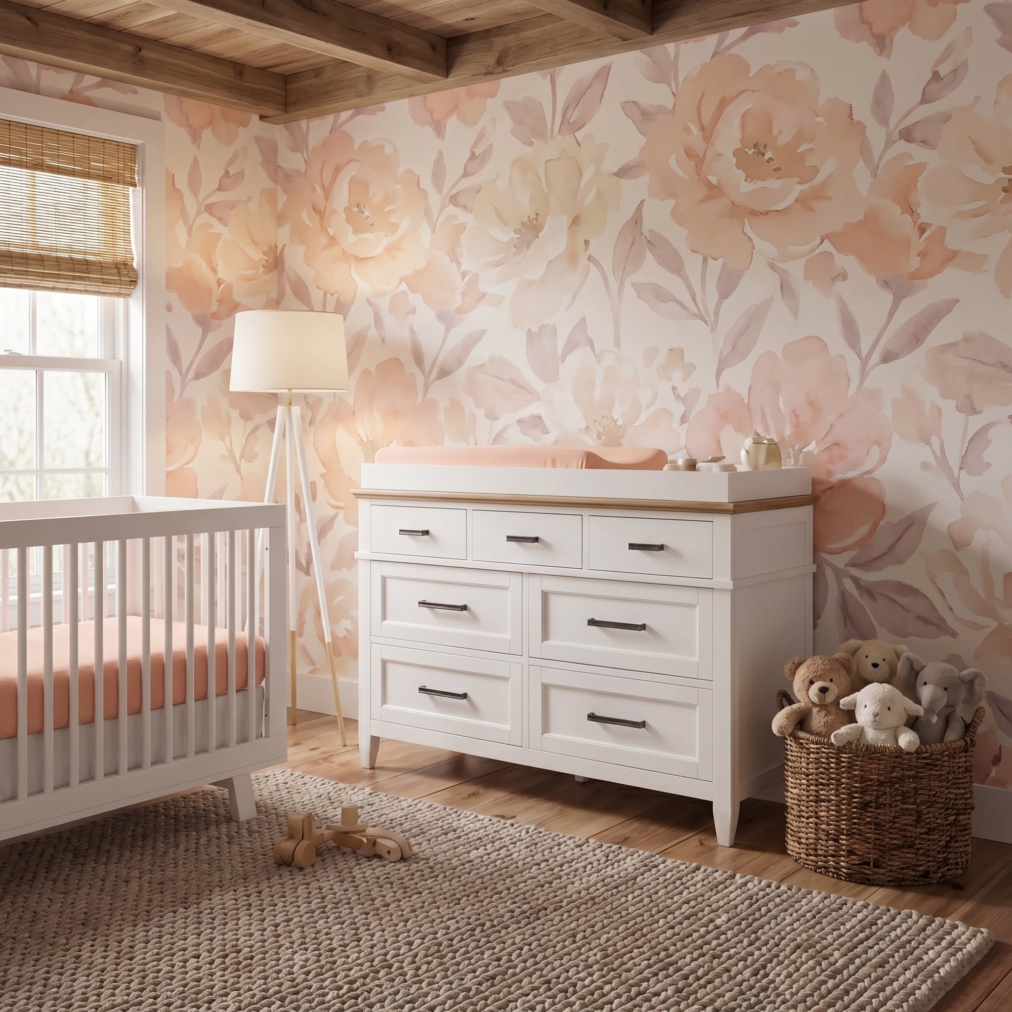 Sugar + Maple Contoured Changing Pad Cover