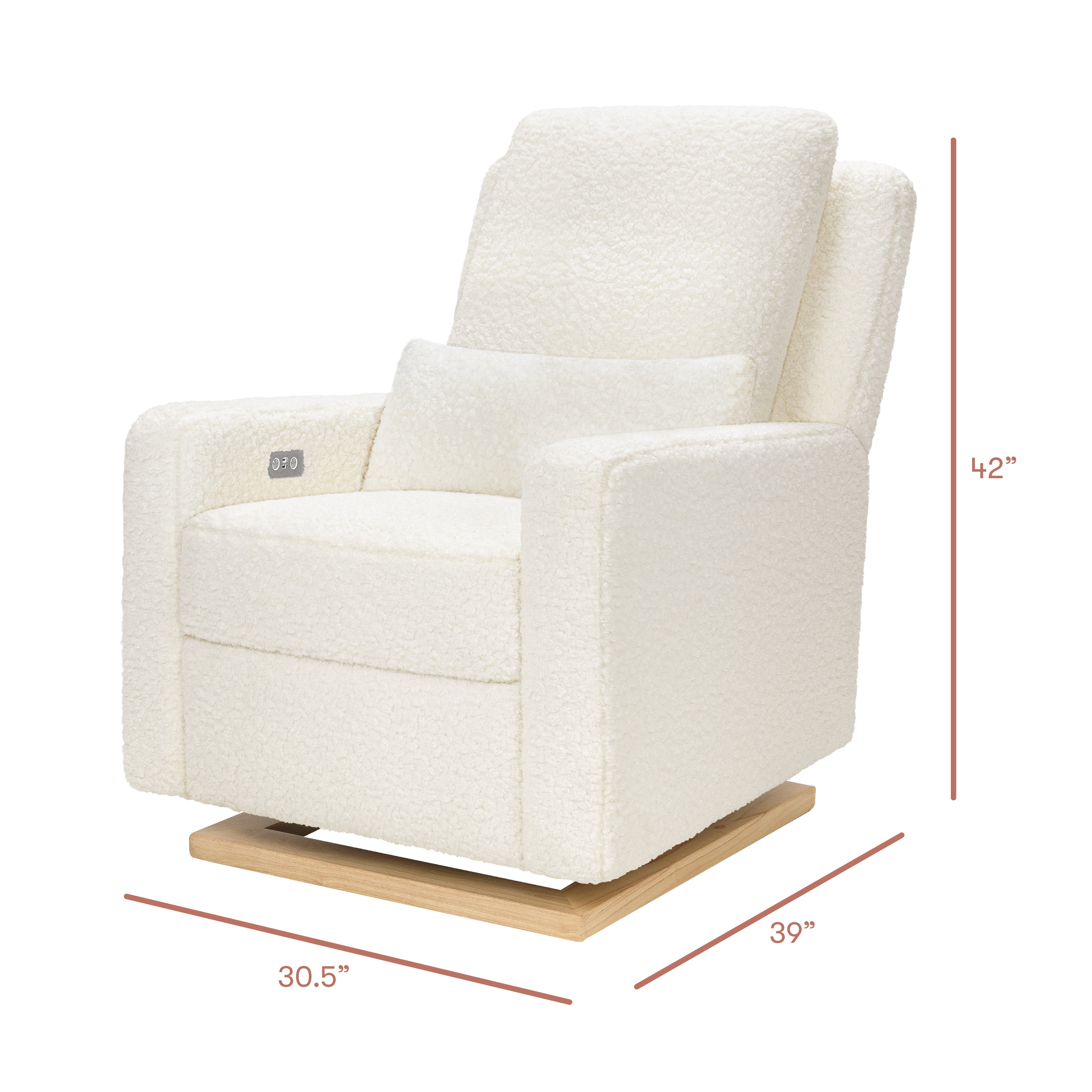 Babyletto Sigi Electronic Recliner and Glider with USB Port