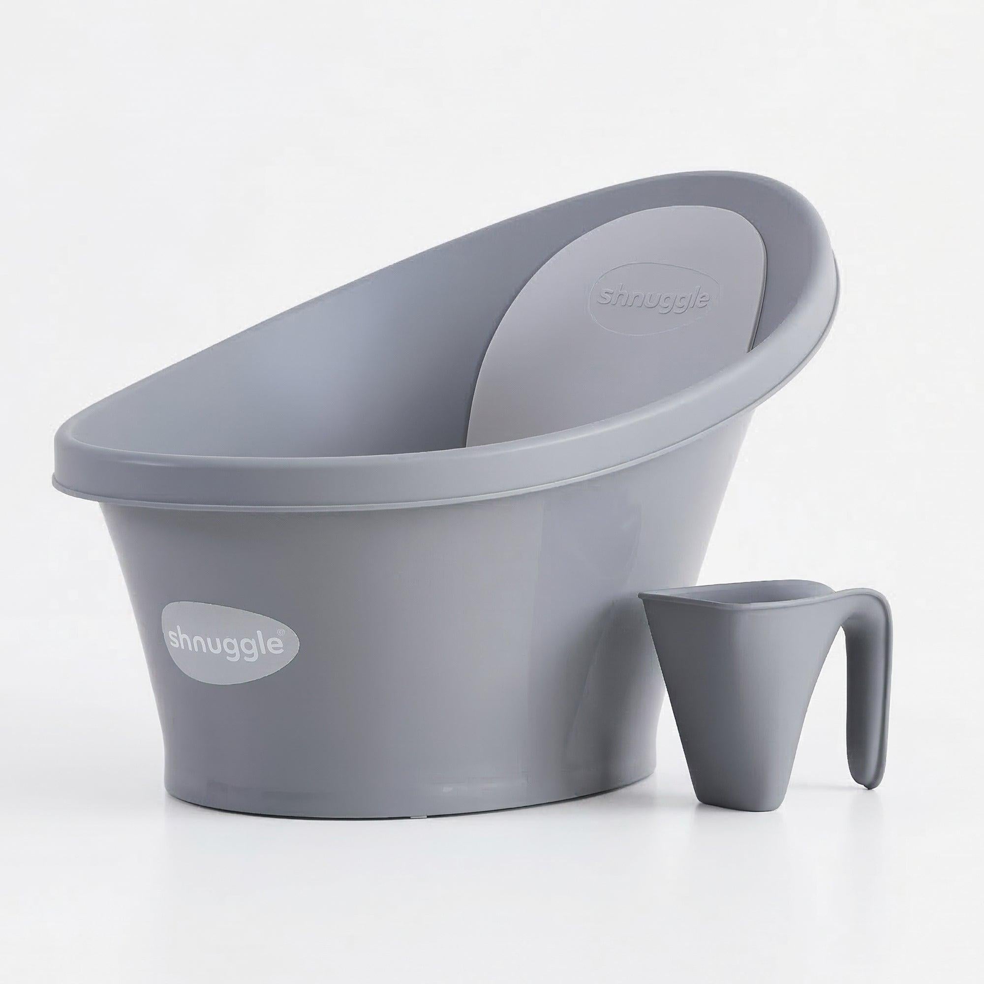 Shnuggle Newborn Bath Essentials Bundle | Baby Bath Tub & Rinse Jug