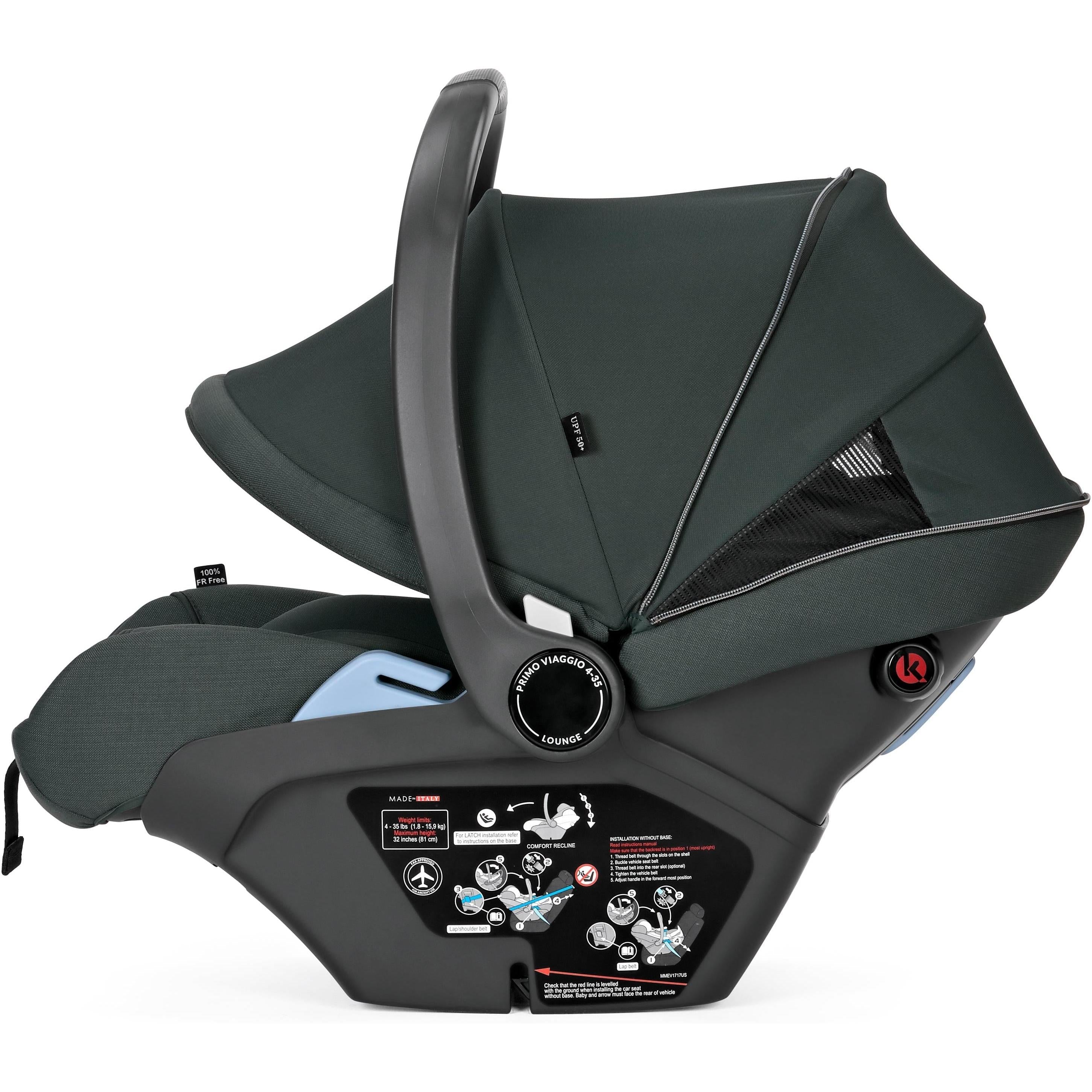 PEG Primo Viaggio Lounge Infant Car Seat + Load Leg Base