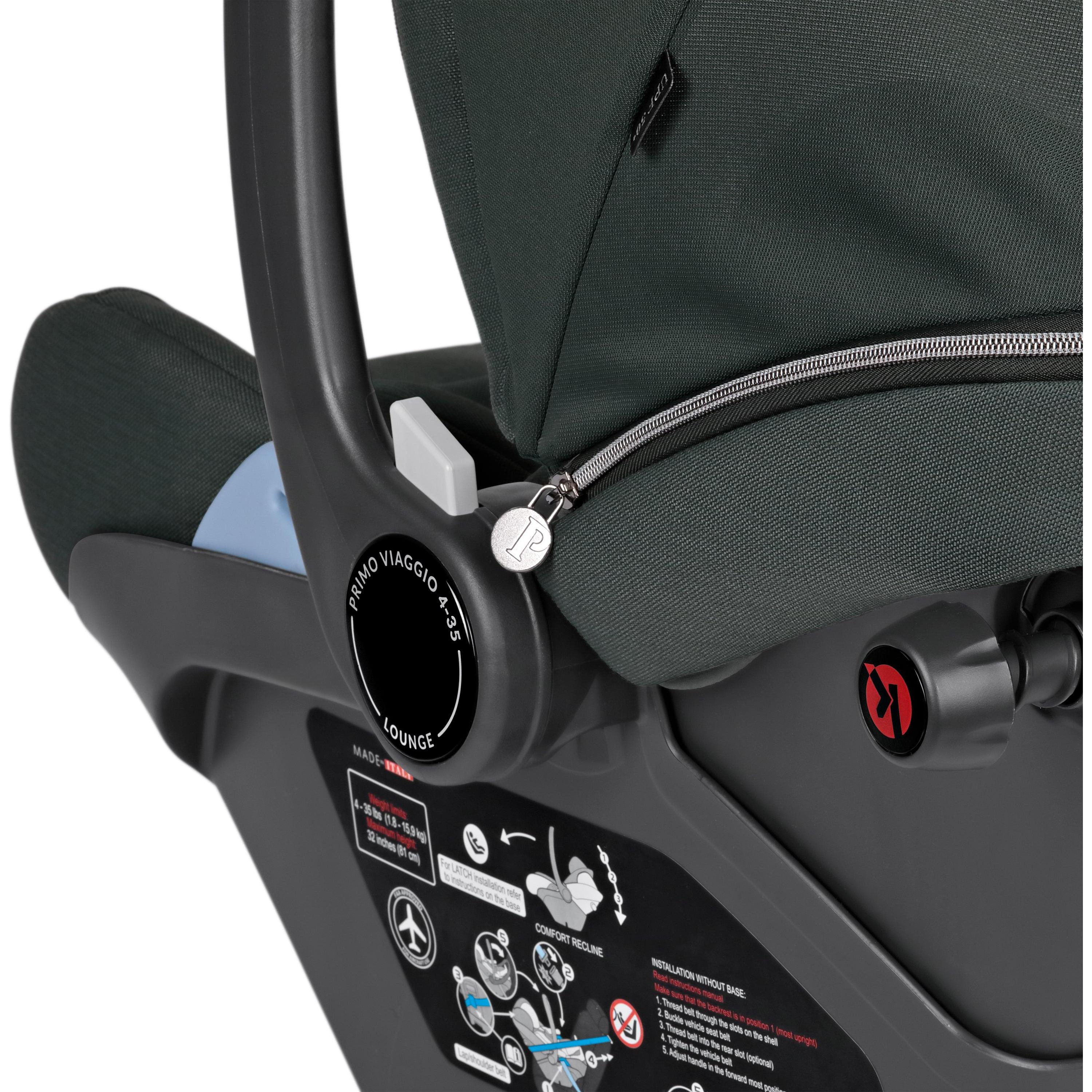 PEG Primo Viaggio Lounge Infant Car Seat + Load Leg Base