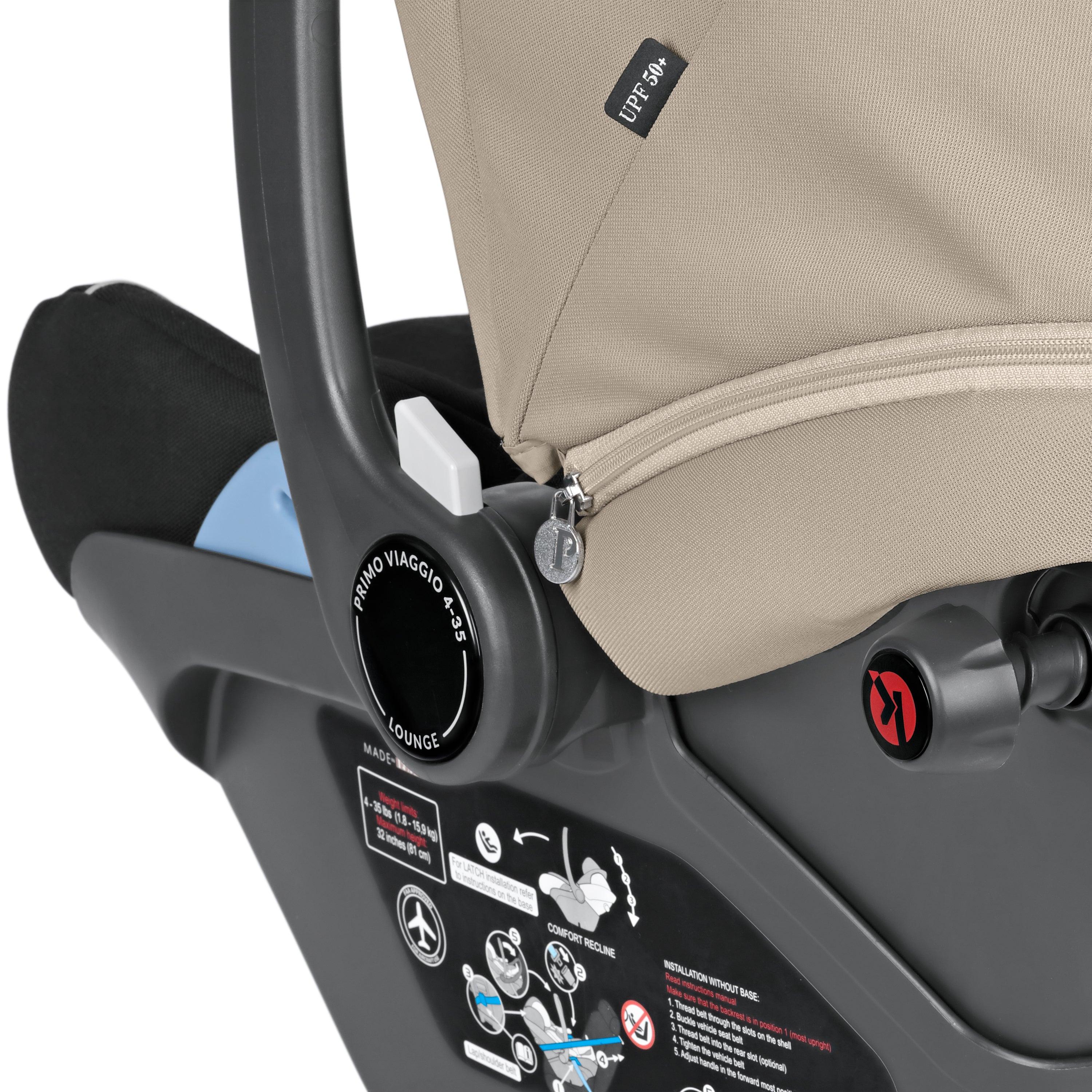 PEG Primo Viaggio Lounge Infant Car Seat + Load Leg Base