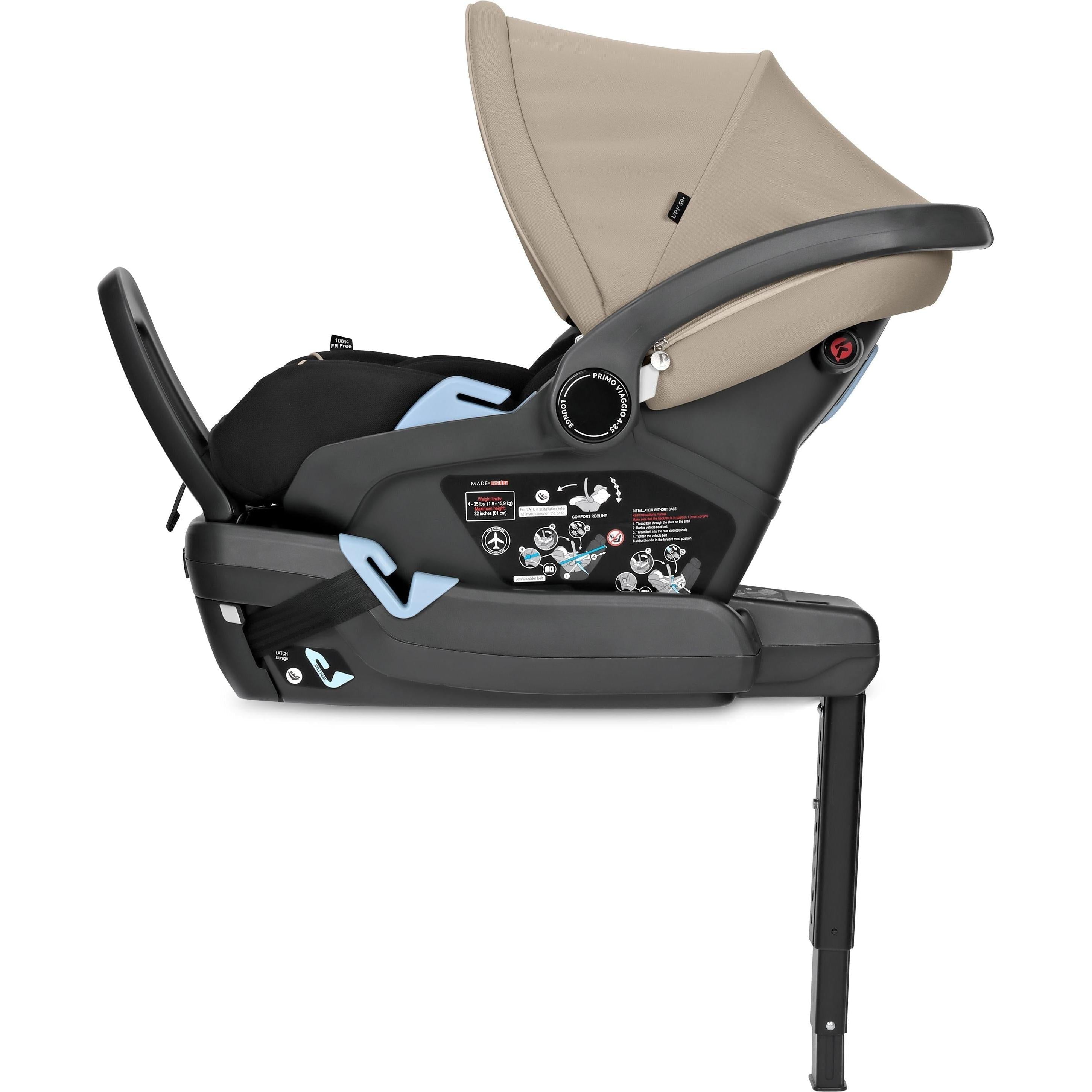 PEG Primo Viaggio Lounge Infant Car Seat + Load Leg Base