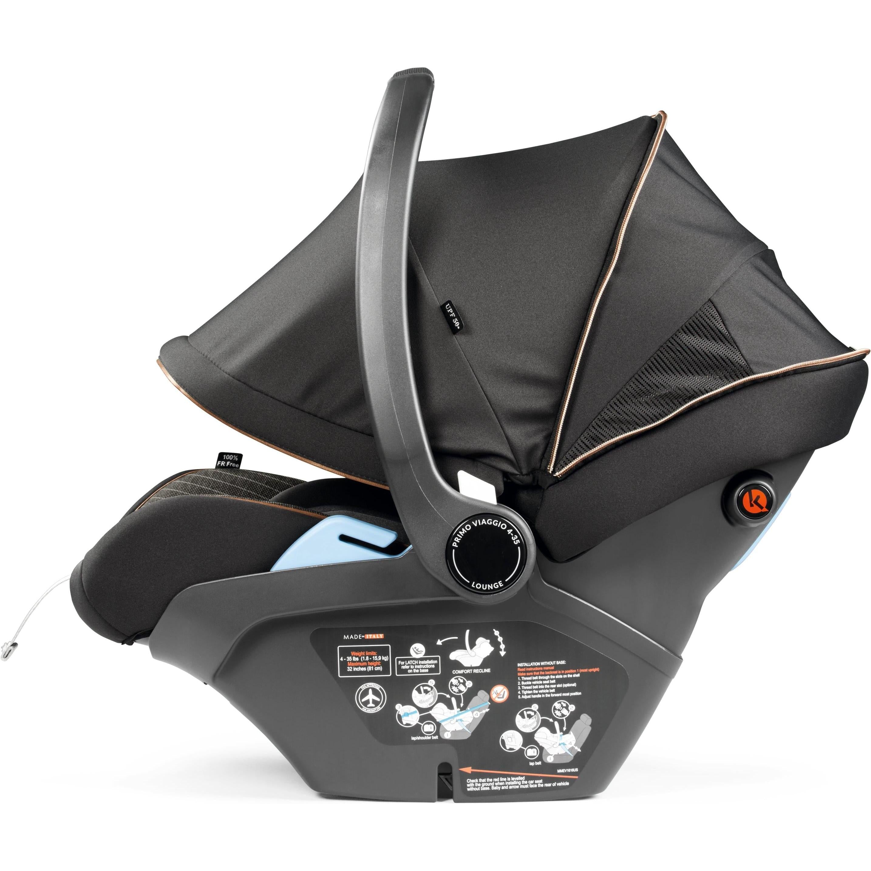 PEG Primo Viaggio Lounge Infant Car Seat + Load Leg Base