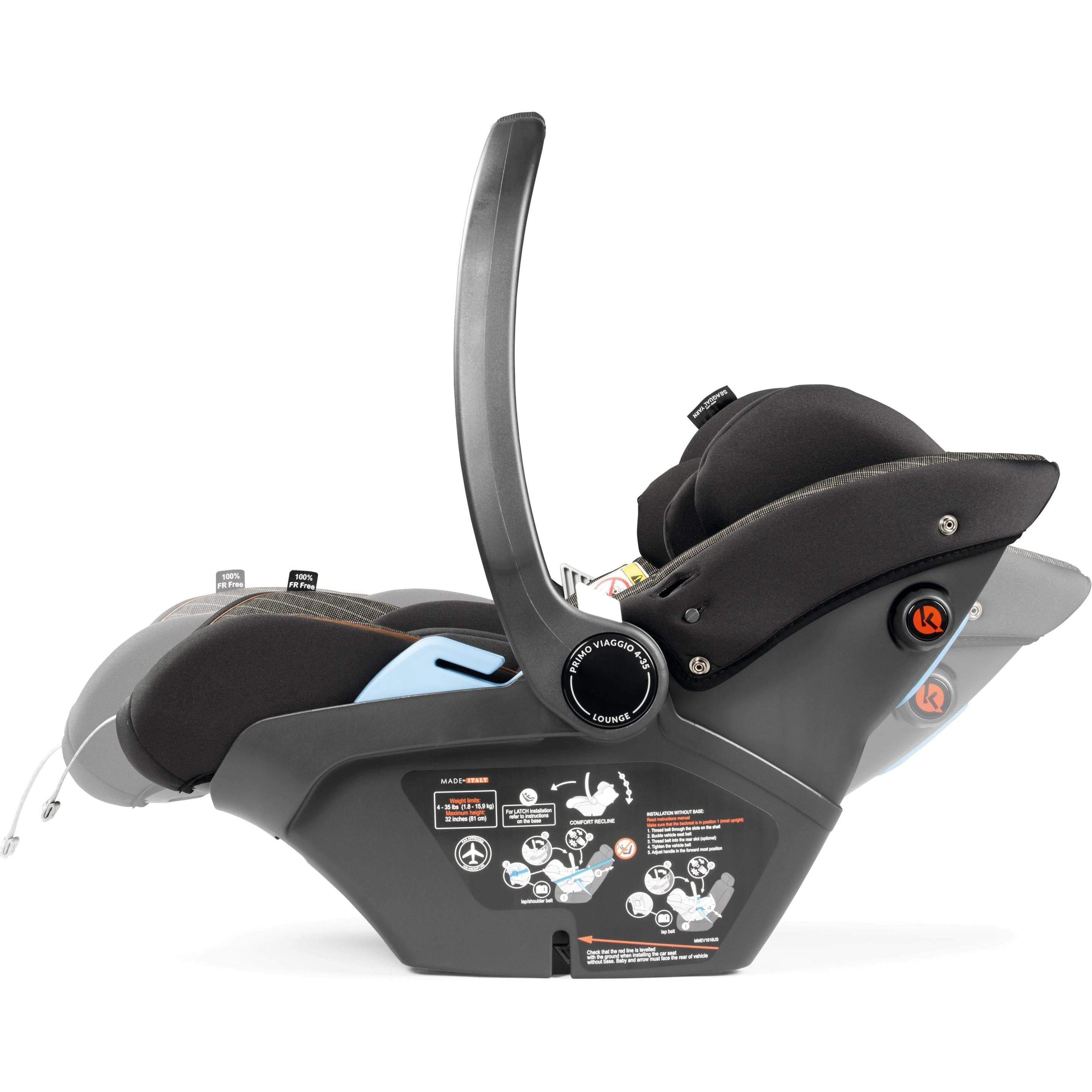 PEG Primo Viaggio Lounge Infant Car Seat + Load Leg Base