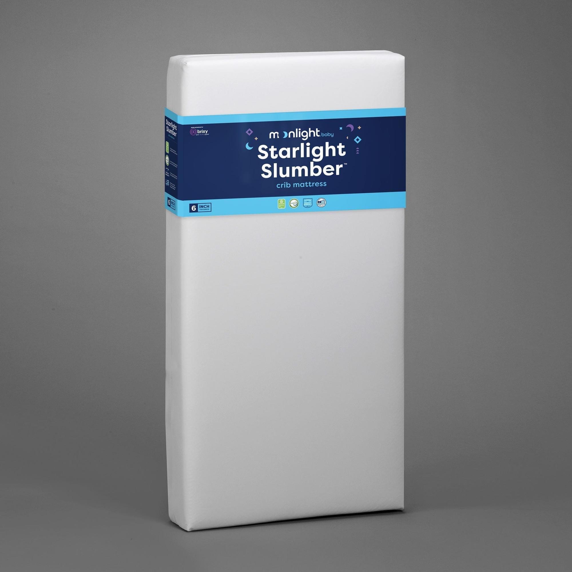 Moonlight Starlight Slumber Crib Mattress (Compressed & Rolled)