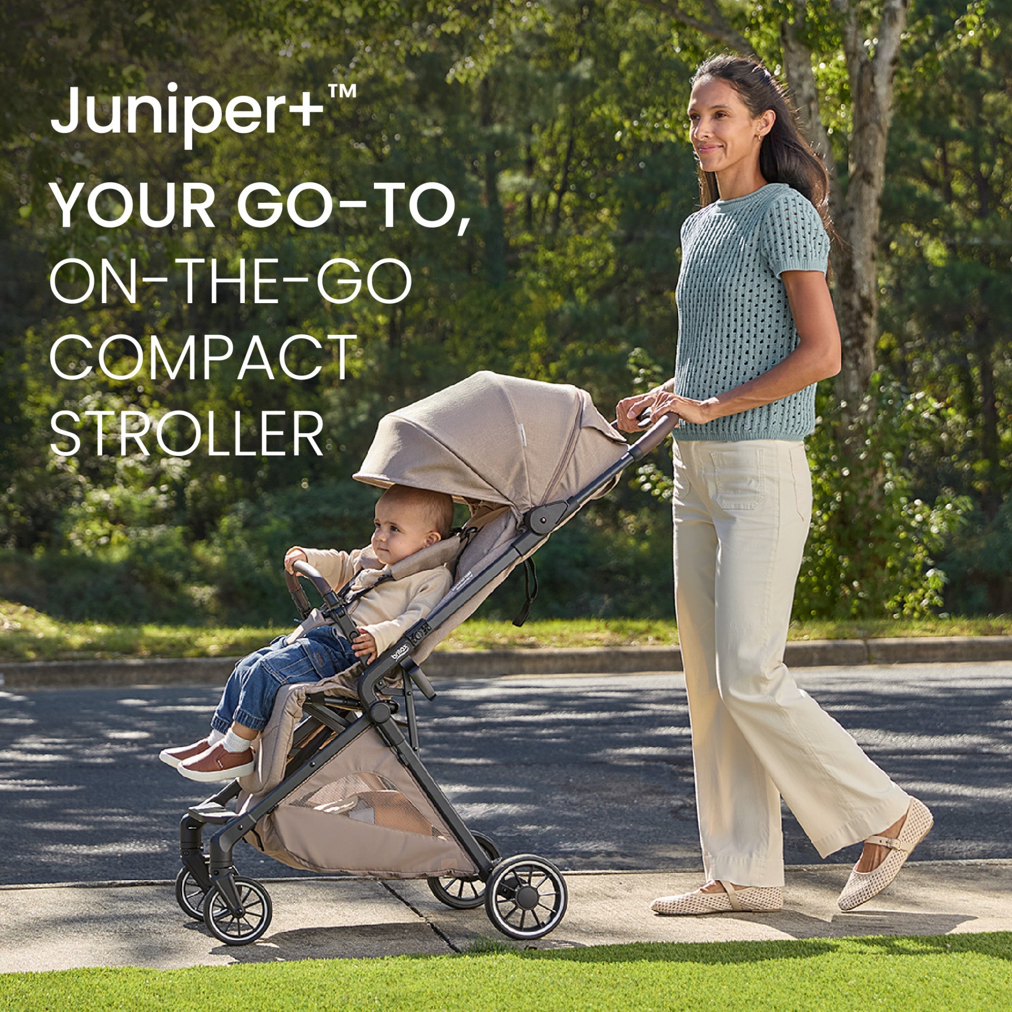 Britax Juniper+ Compact Stroller wiith One-Hand RapidFold