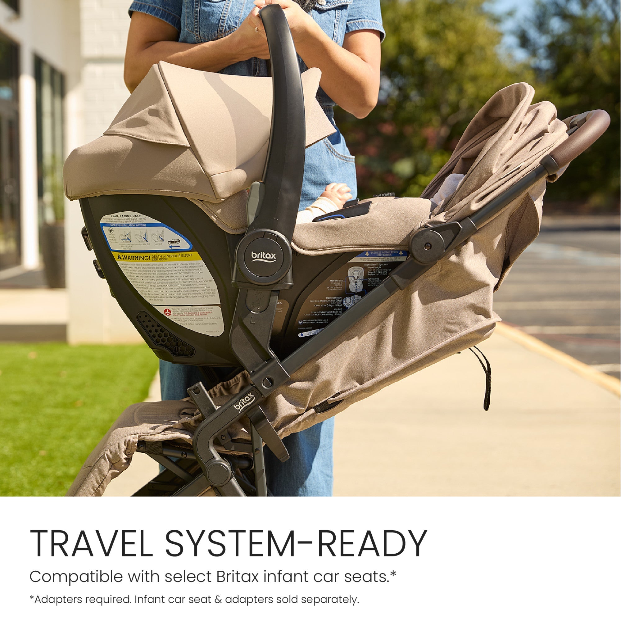 Britax Juniper+ Compact Stroller wiith One-Hand RapidFold