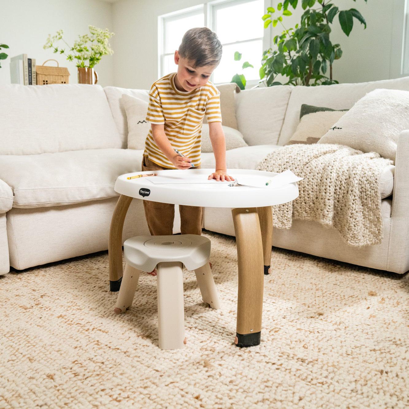 Tiny Love 5-in-1 Black & White Stationary Activity Center