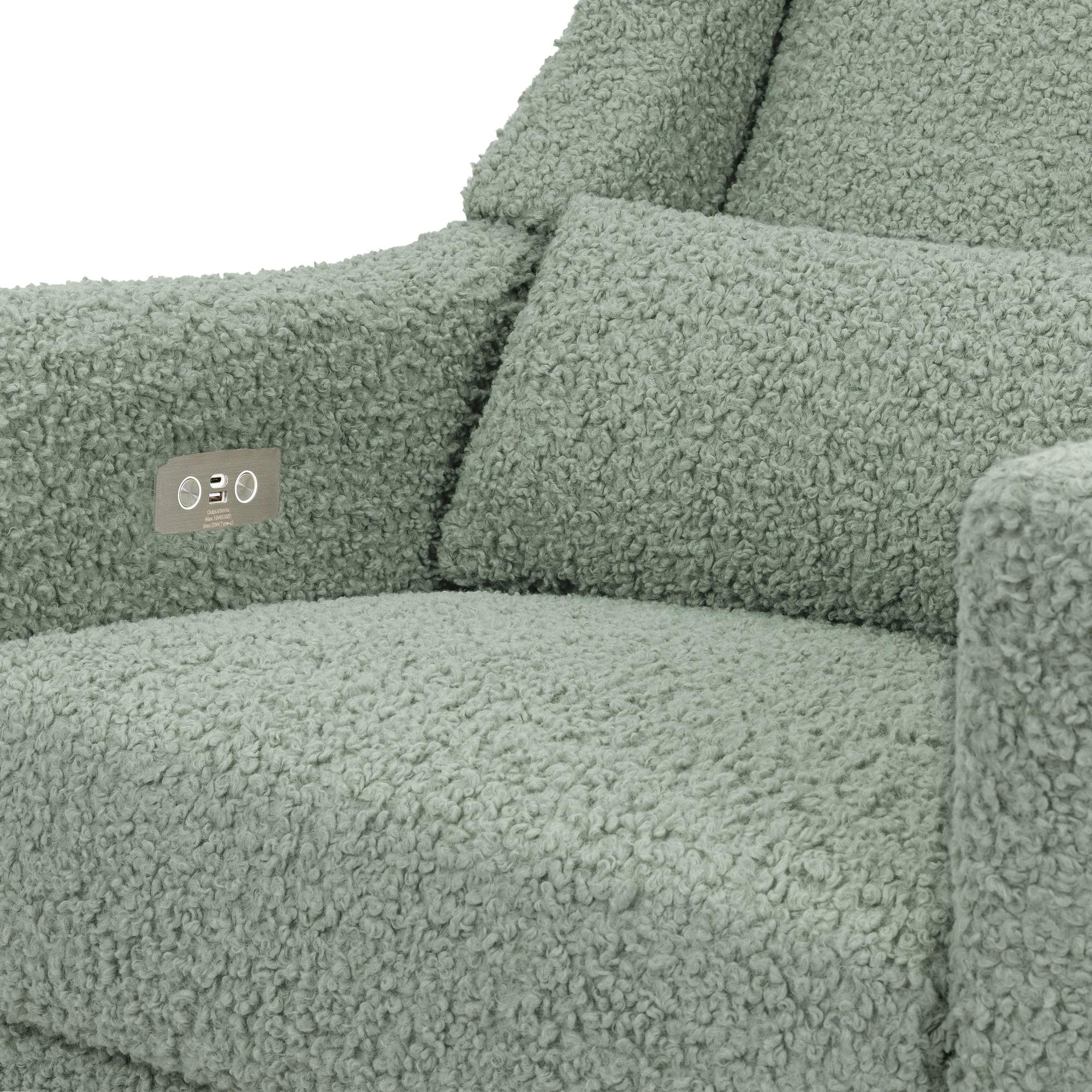 Babyletto Kiwi Electronic Recliner and Swivel Glider with USB port