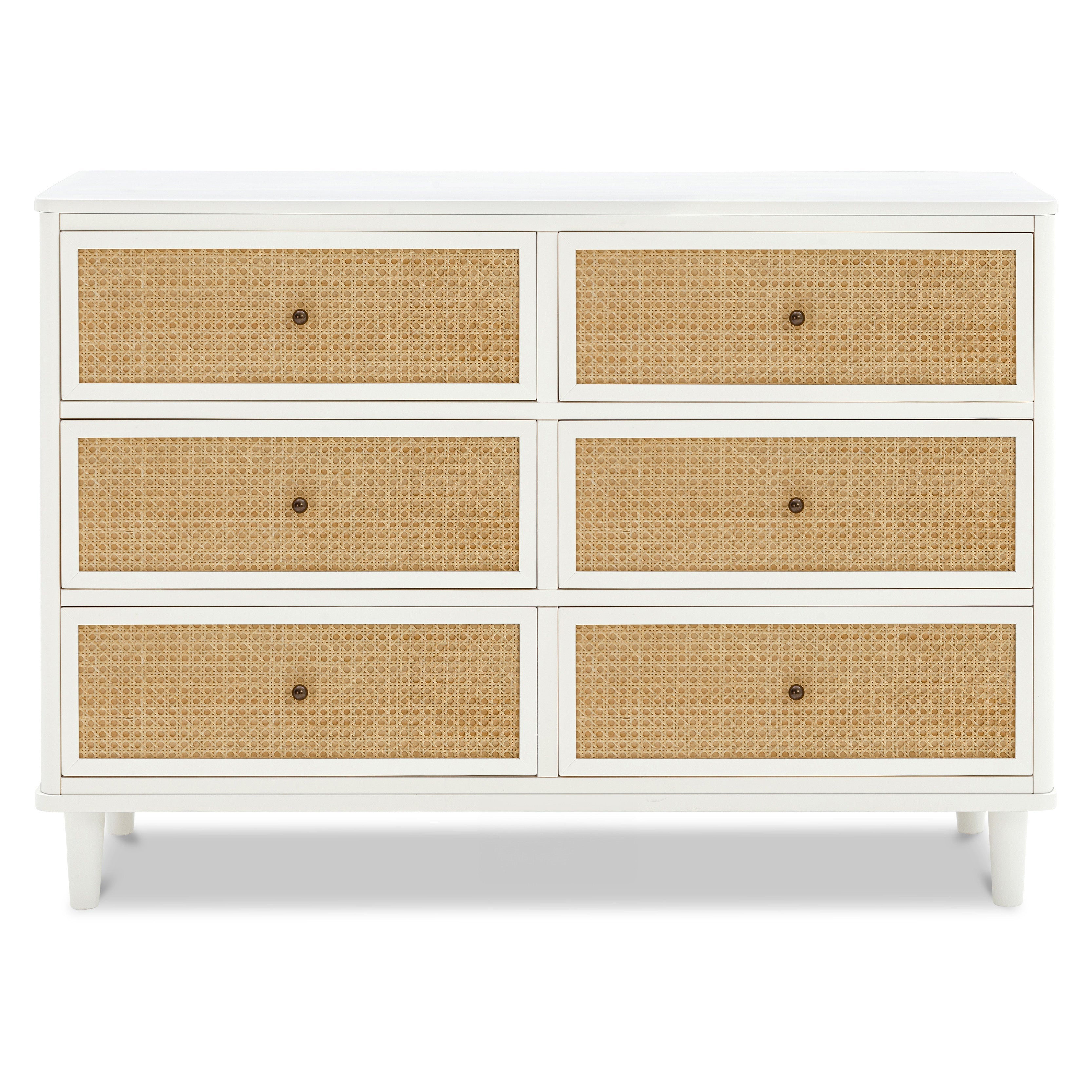 Namesake Marin with Cane 6 Drawer Dresser