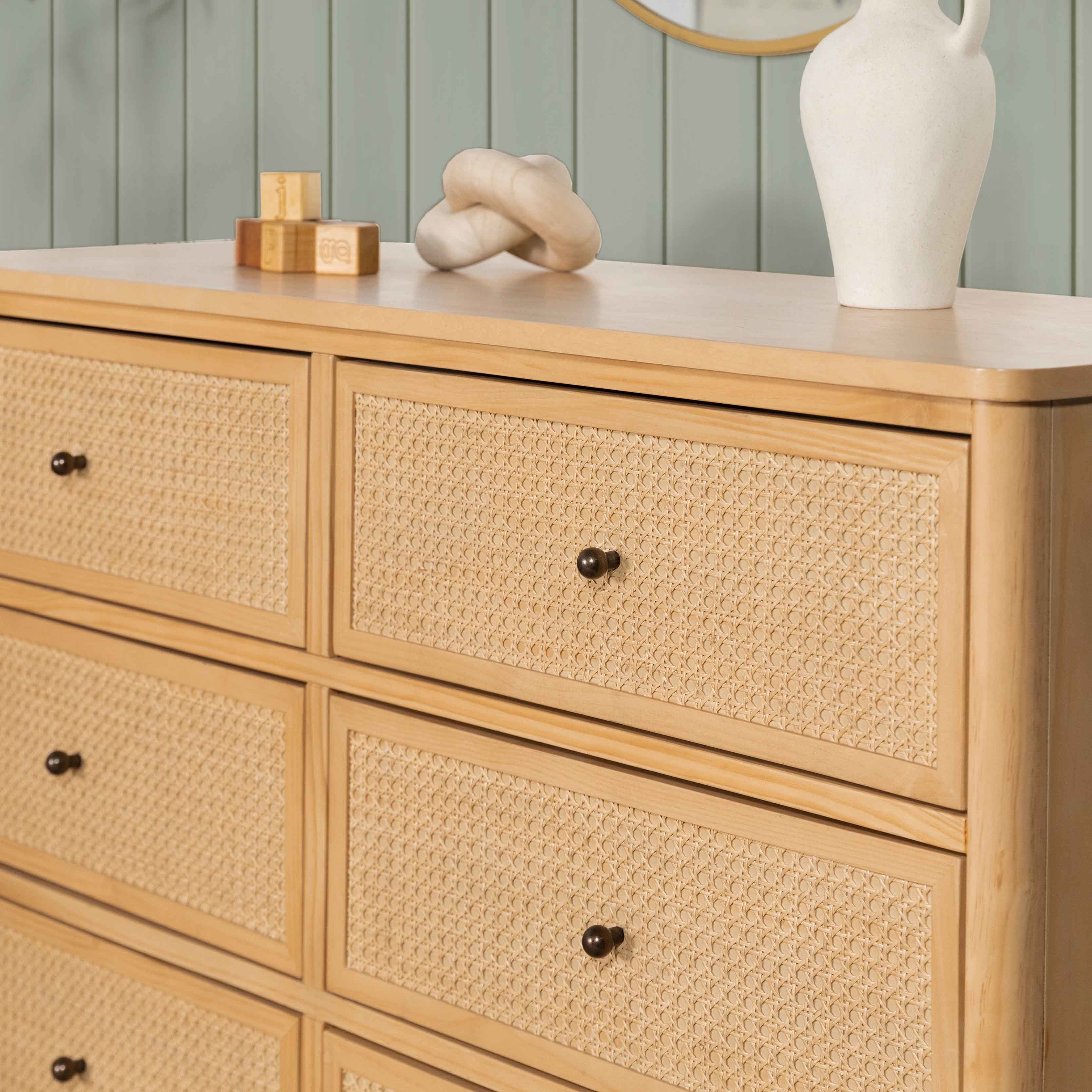 Namesake Marin with Cane 6 Drawer Dresser