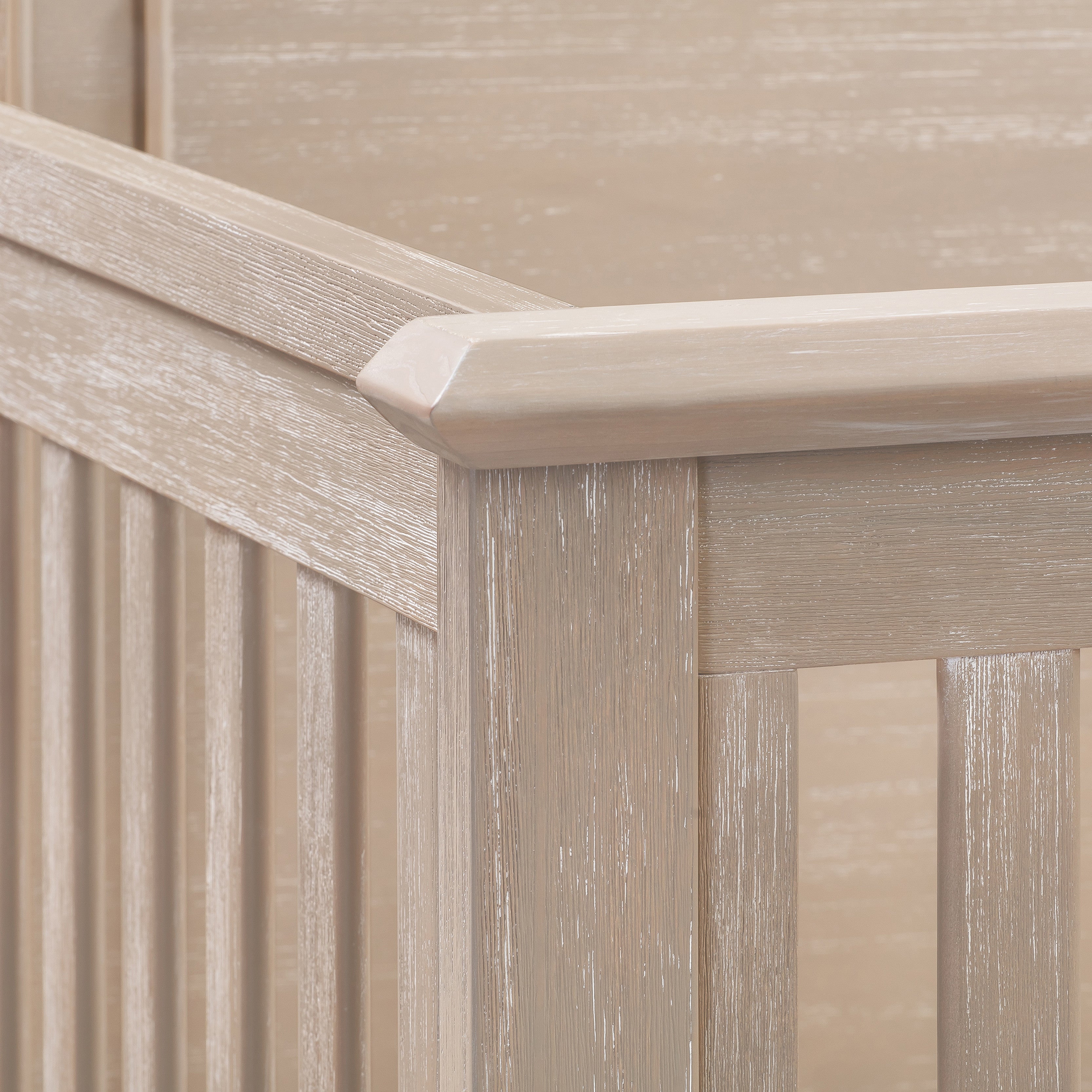 Monogram by Namesake Barrow Rustic 4-in-1 Convertible Flat Top Crib