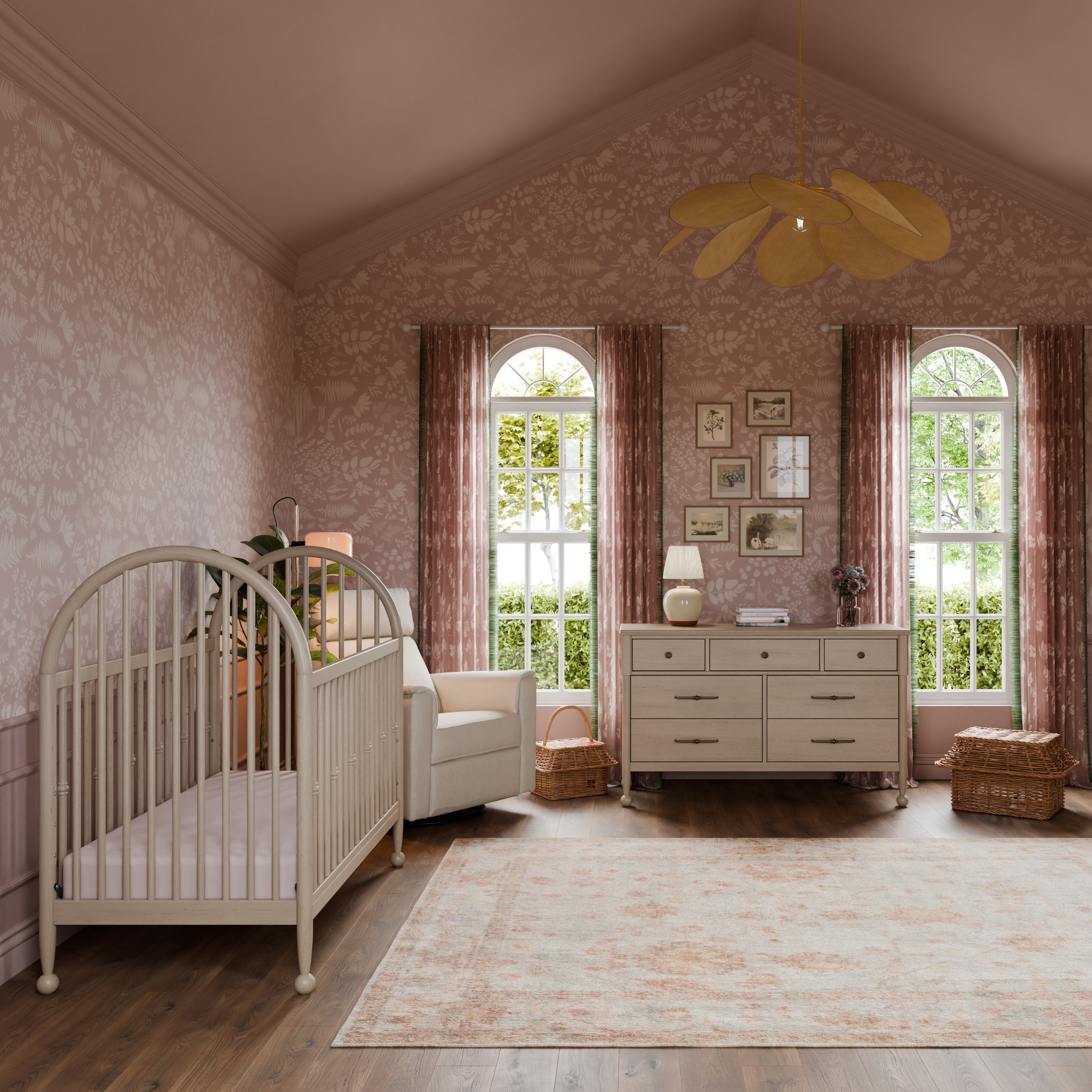 Namesake Alouette 3-in-1 Convertible Spindle Crib