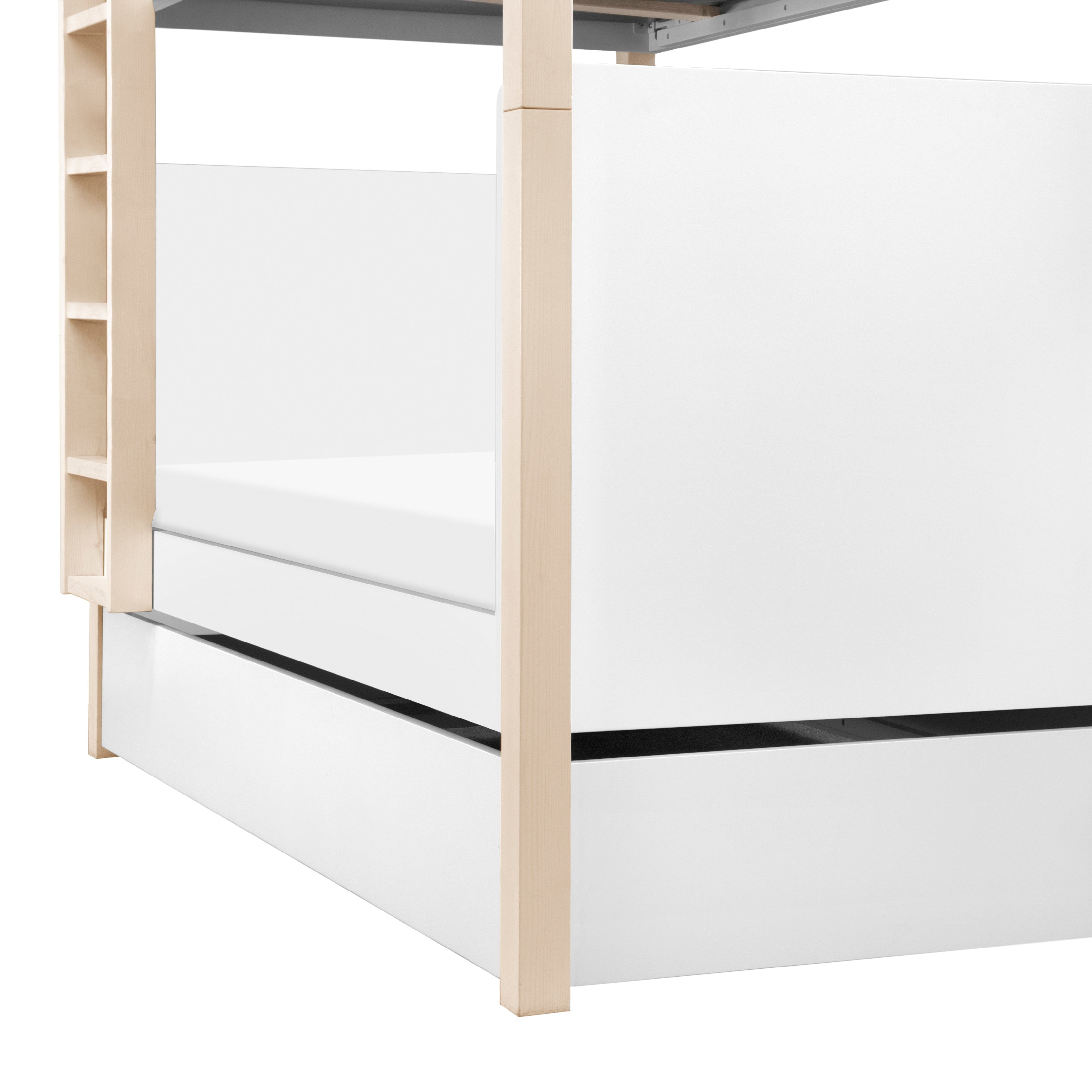 Babyletto TipToe Twin Storage Trundle Bed