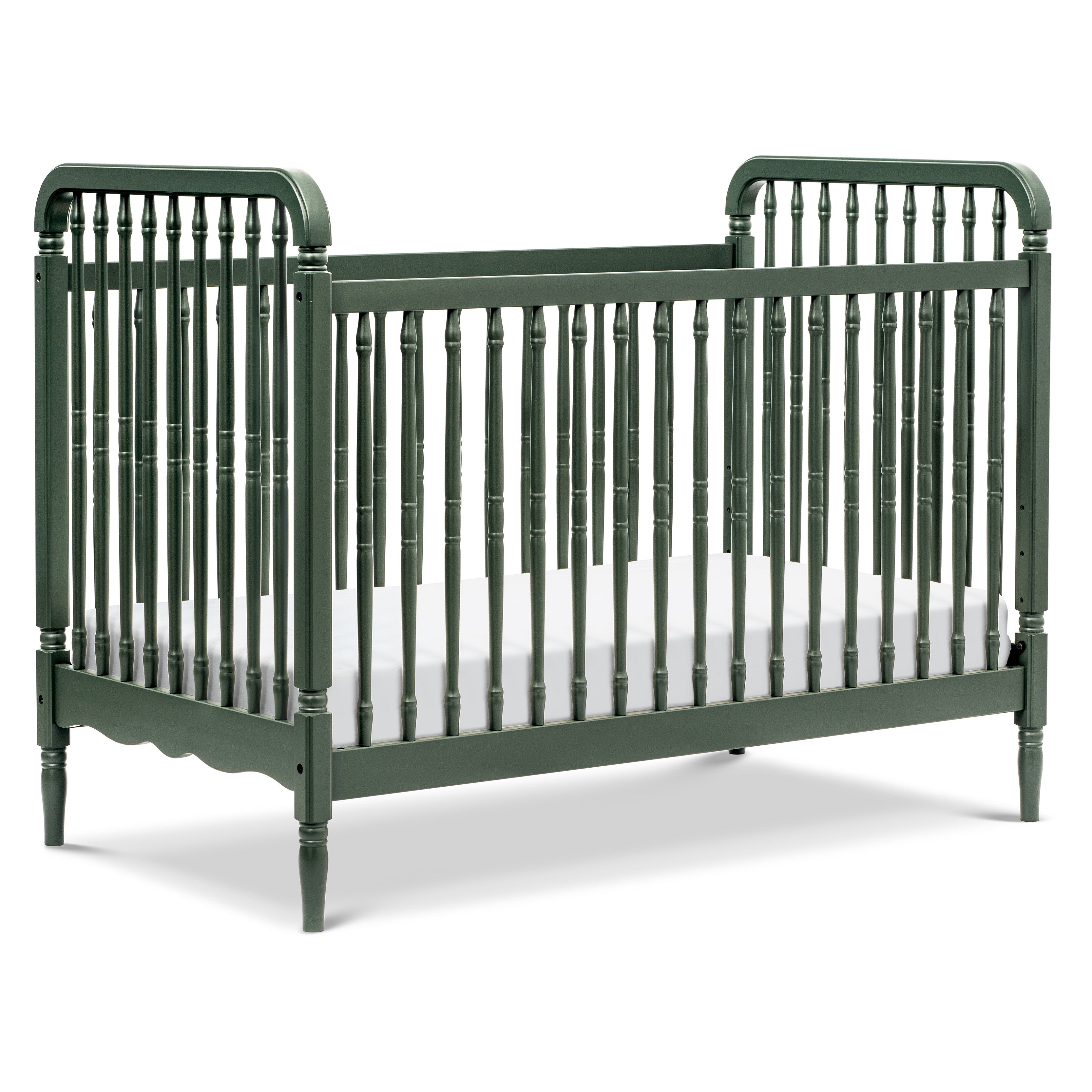 Namesake Liberty 3-in-1 Convertible Spindle Crib with Toddler Bed Conversion Kit