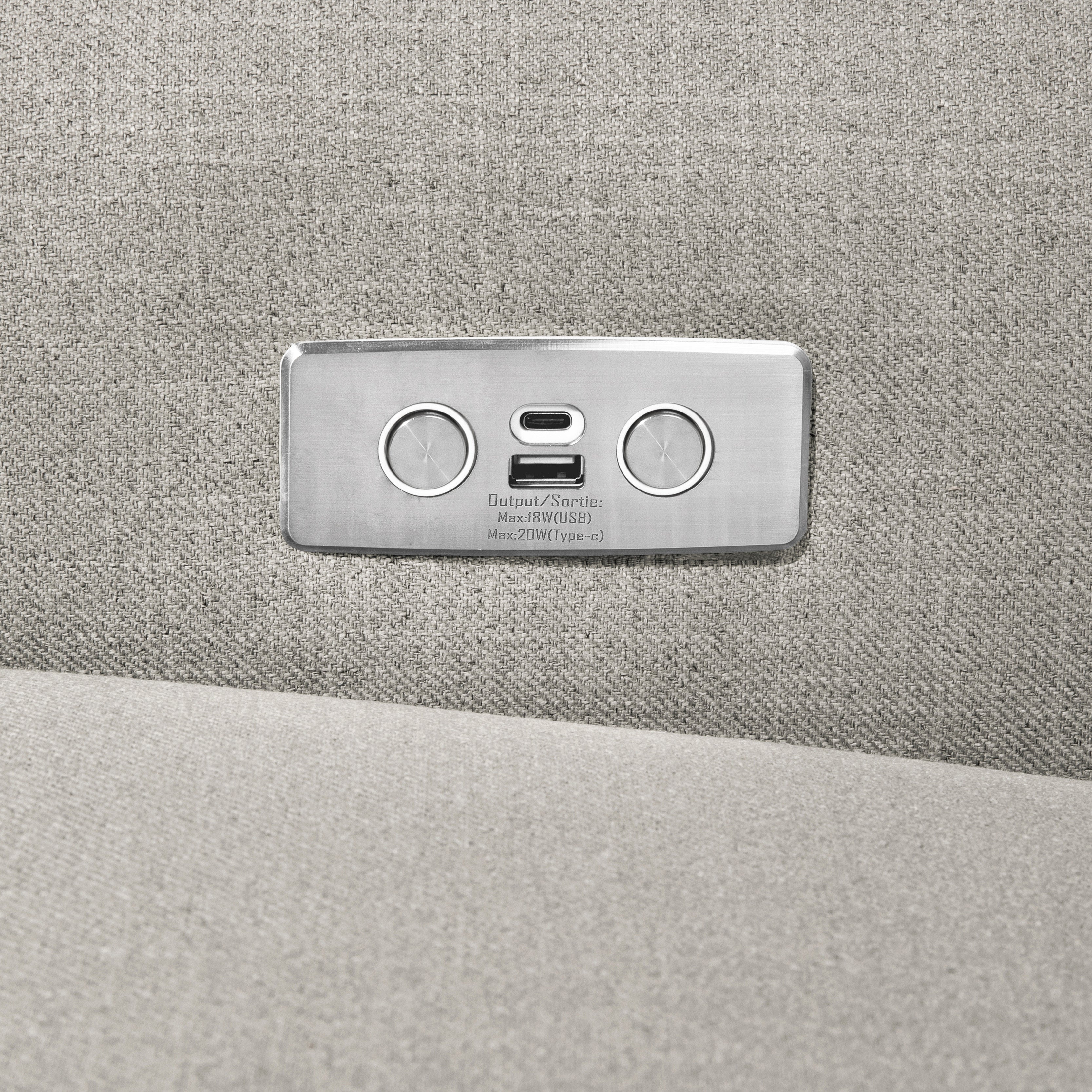 Monogram by Namesake Monroe Power Recliner and Swivel Glider