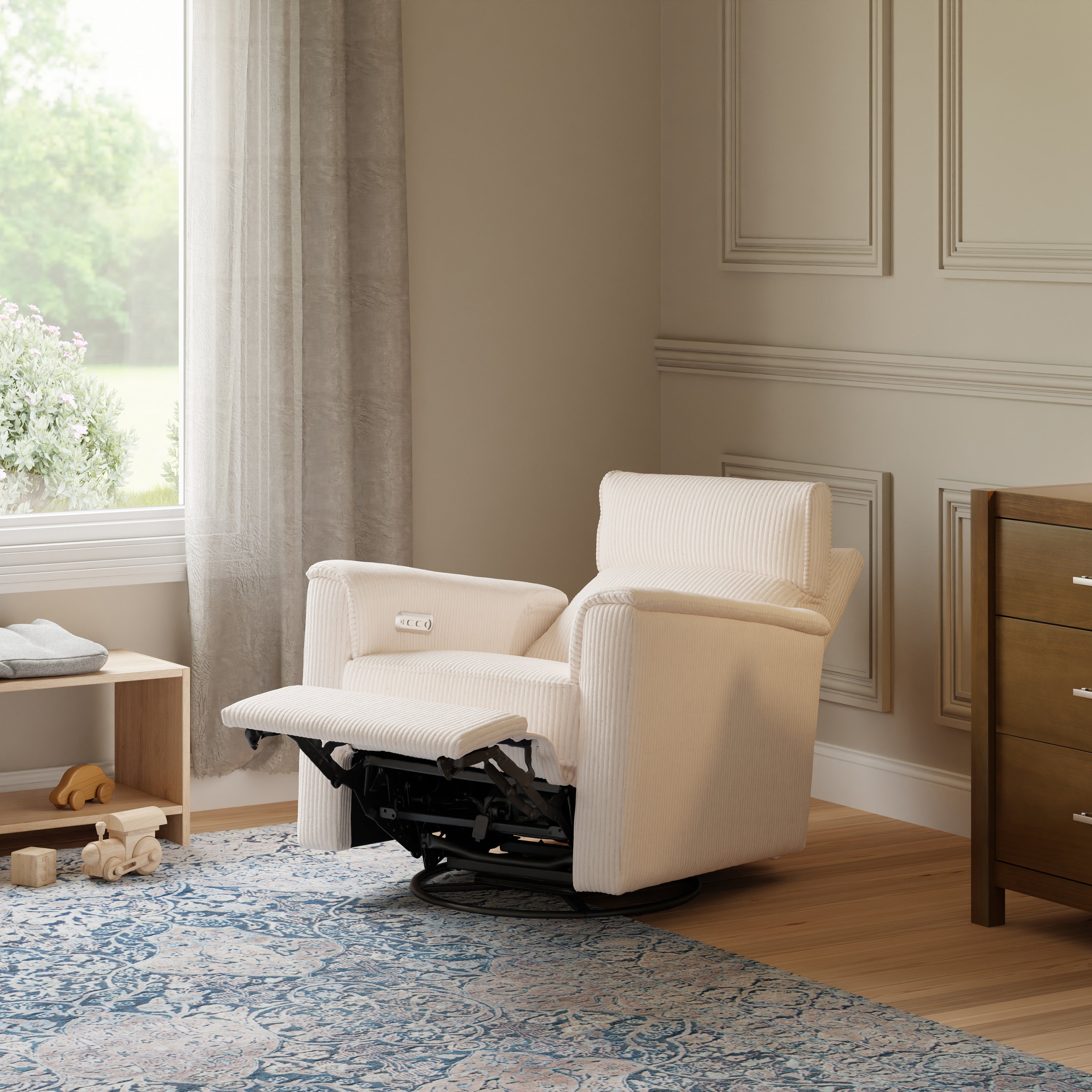 Monogram by Namesake Willa Plus Power Glider Recliner + Power Headrest