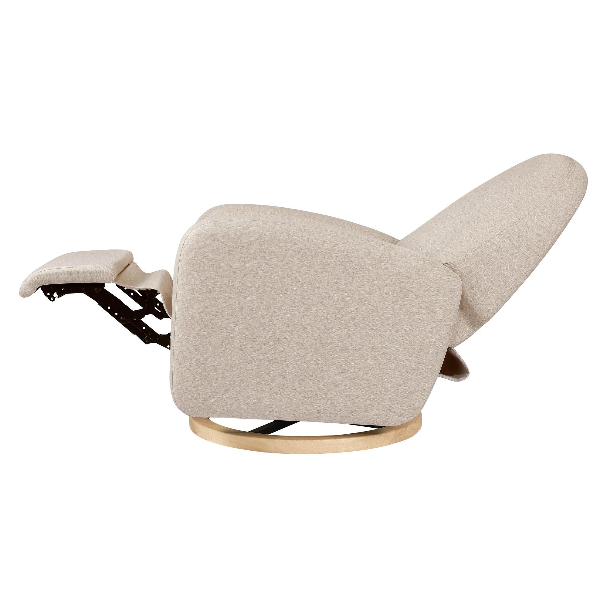 Babyletto Nami Electronic Recliner and Swivel Glider Recliner with USB port