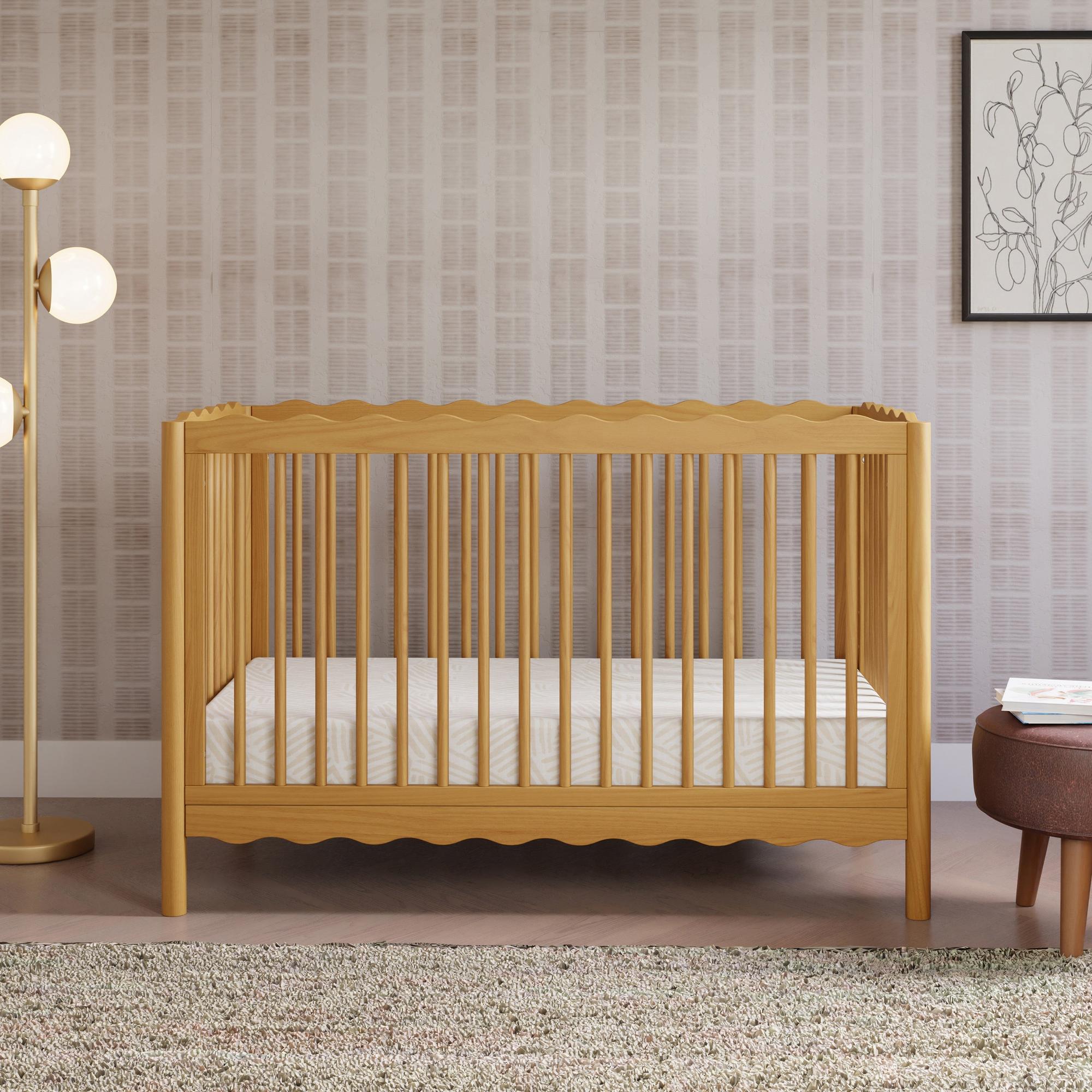 Babyletto Swell 4-in-1 Convertible Crib with Toddler Bed Conversion Kit