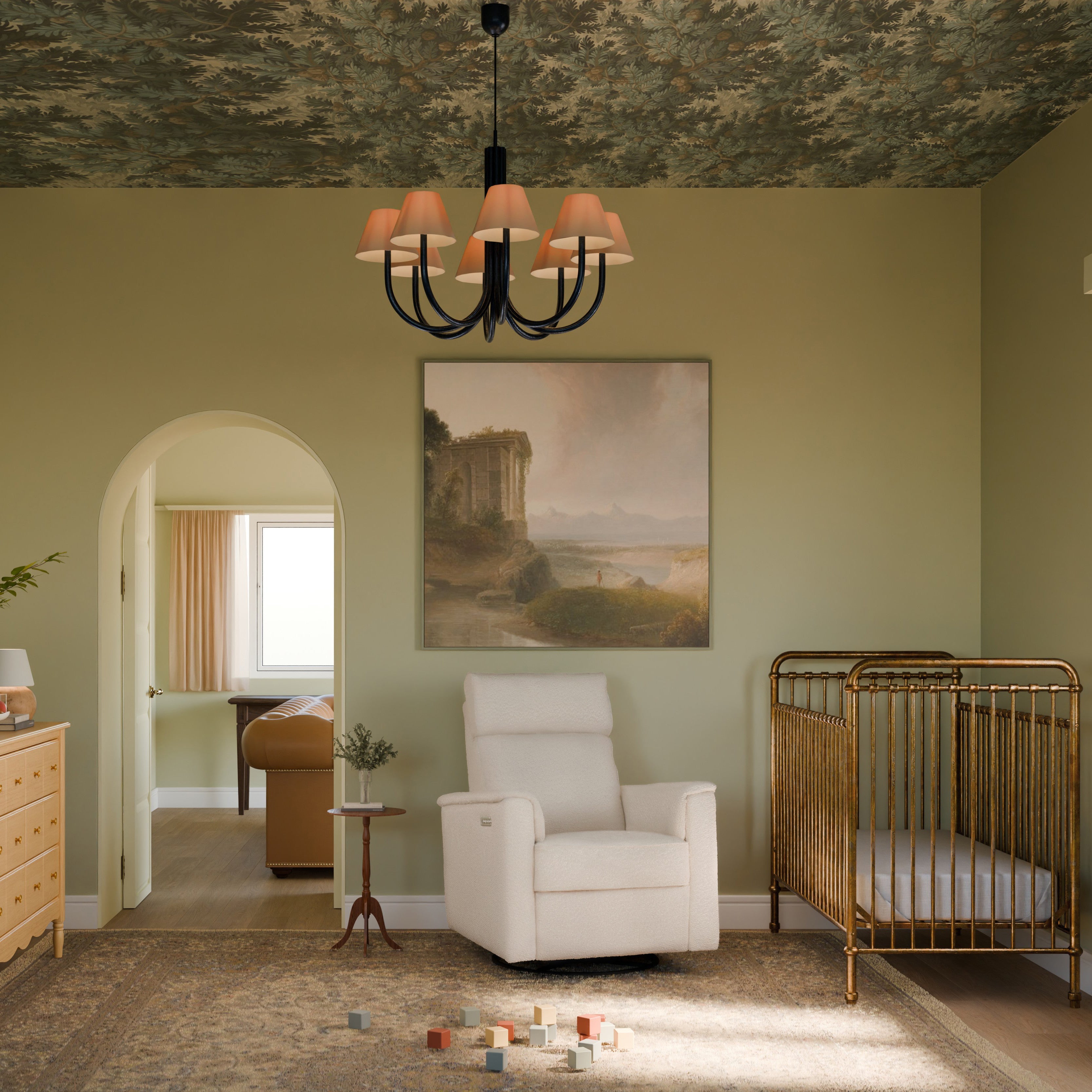 Monogram by Namesake Willa Plus Power Glider Recliner + Power Headrest