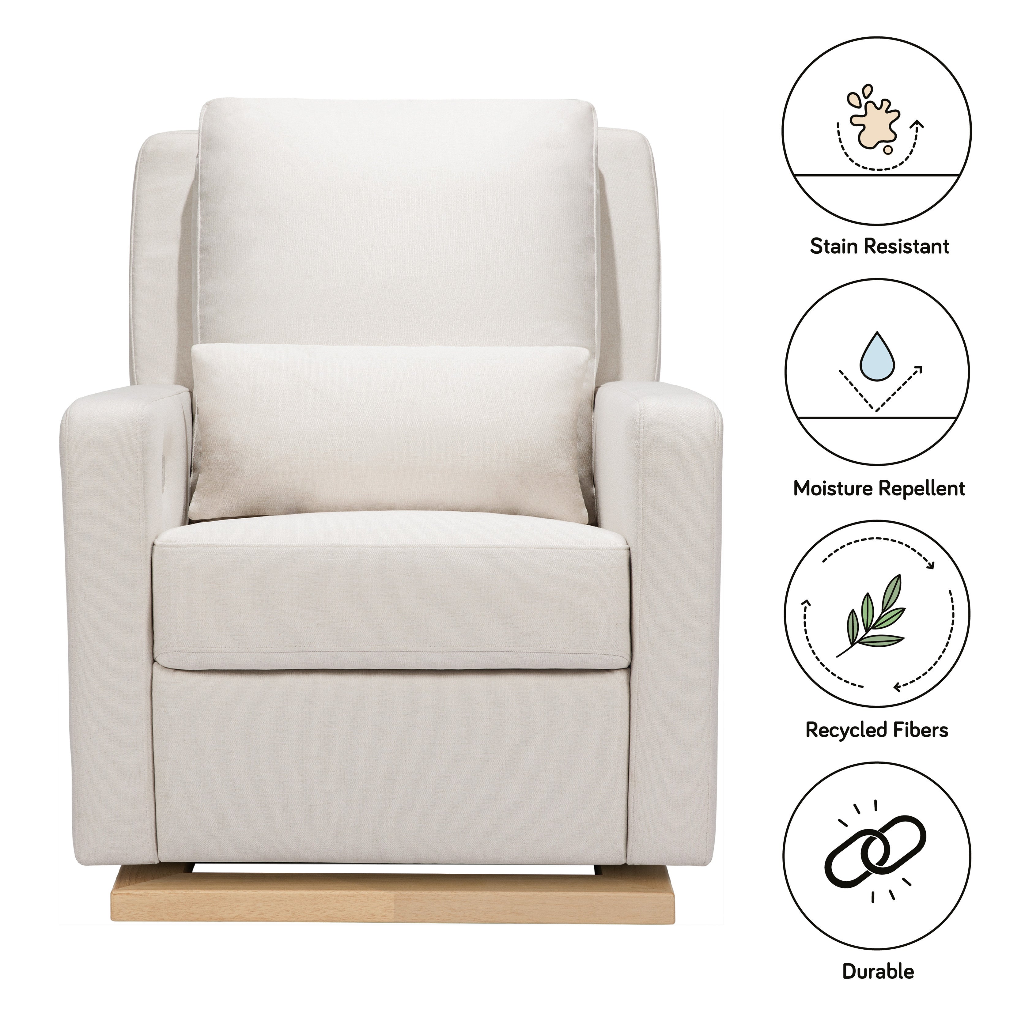 Babyletto Sigi Electronic Recliner and Glider with USB Port