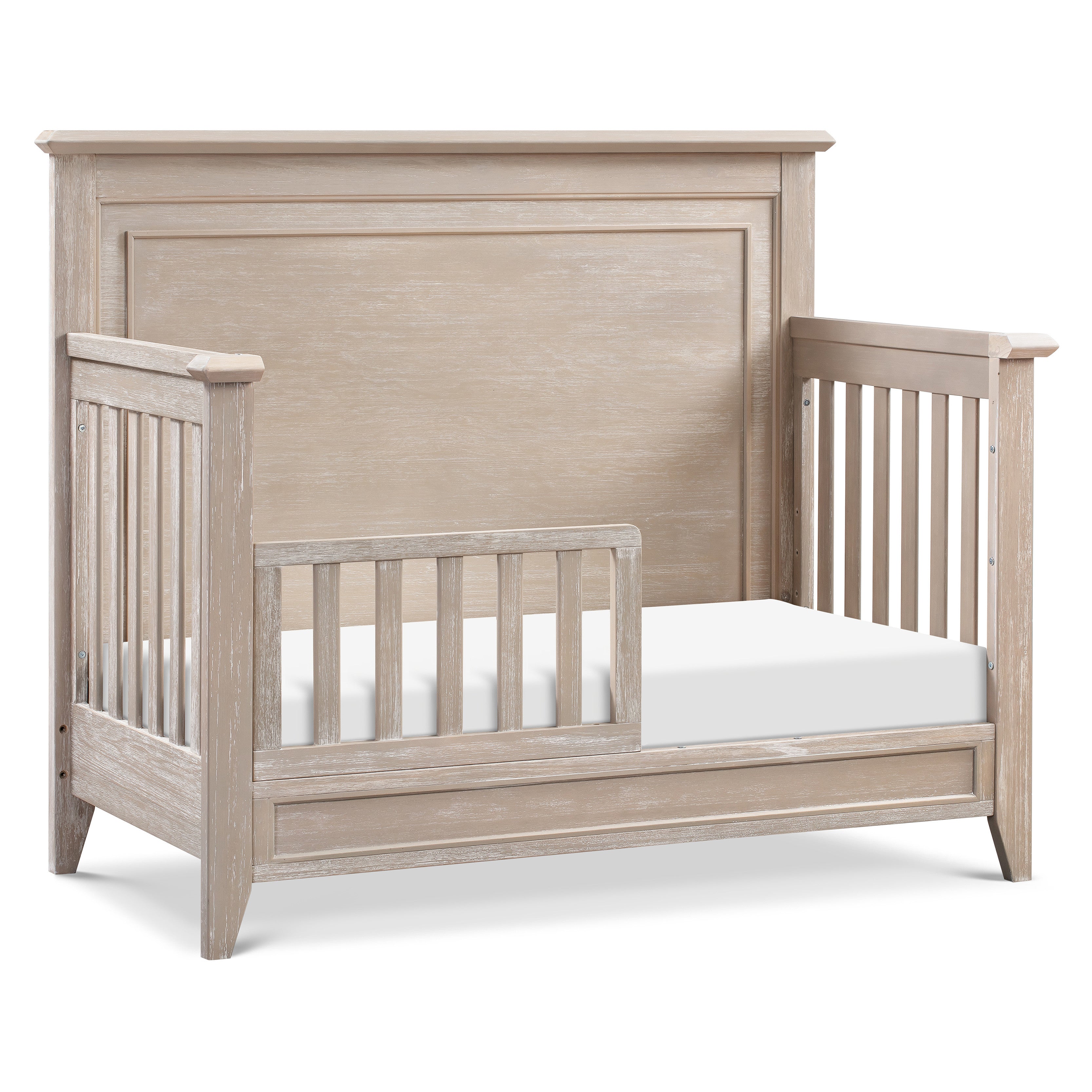 Monogram by Namesake Barrow Rustic 4-in-1 Convertible Flat Top Crib