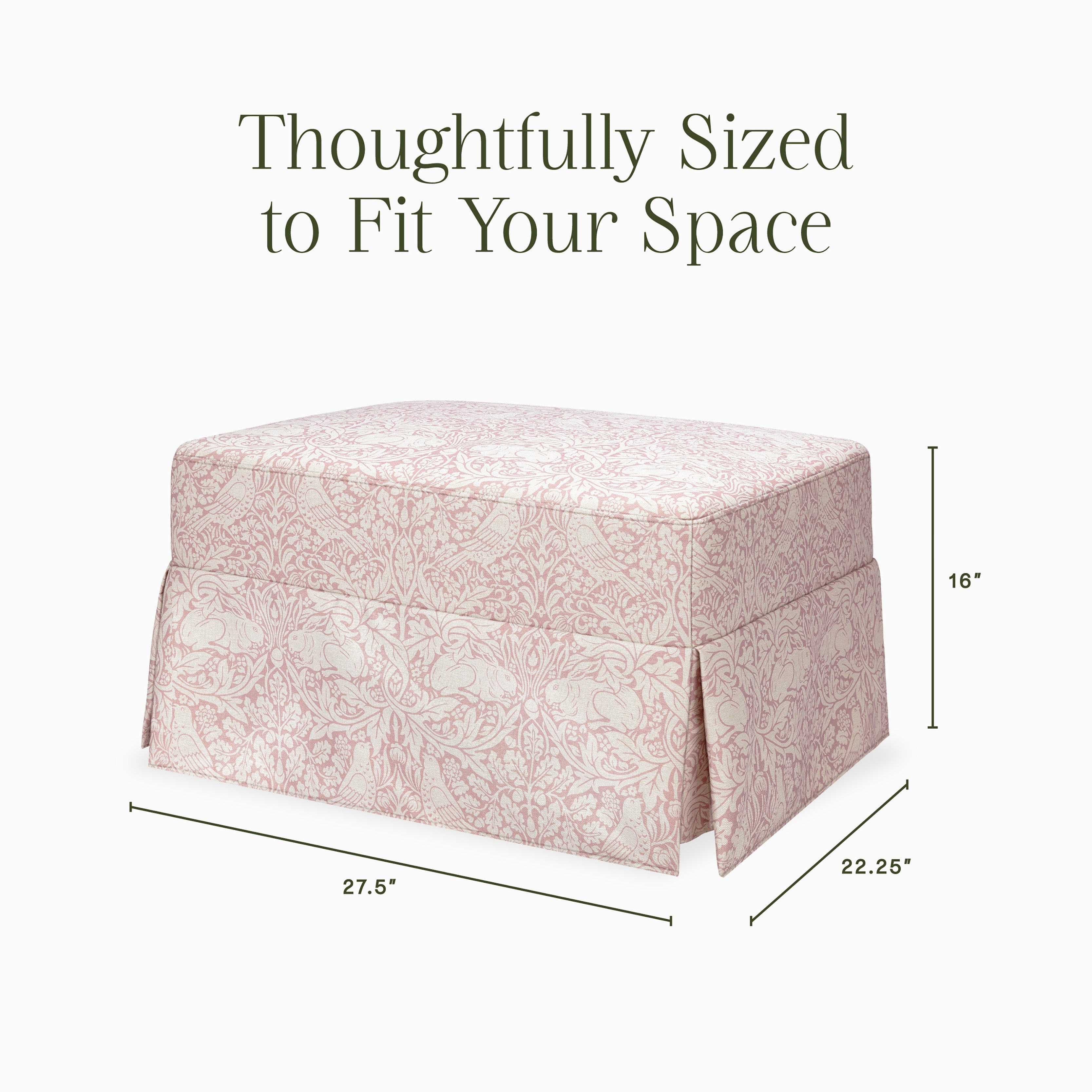 Morris & Co. x Namesake Crawford Gliding Ottoman