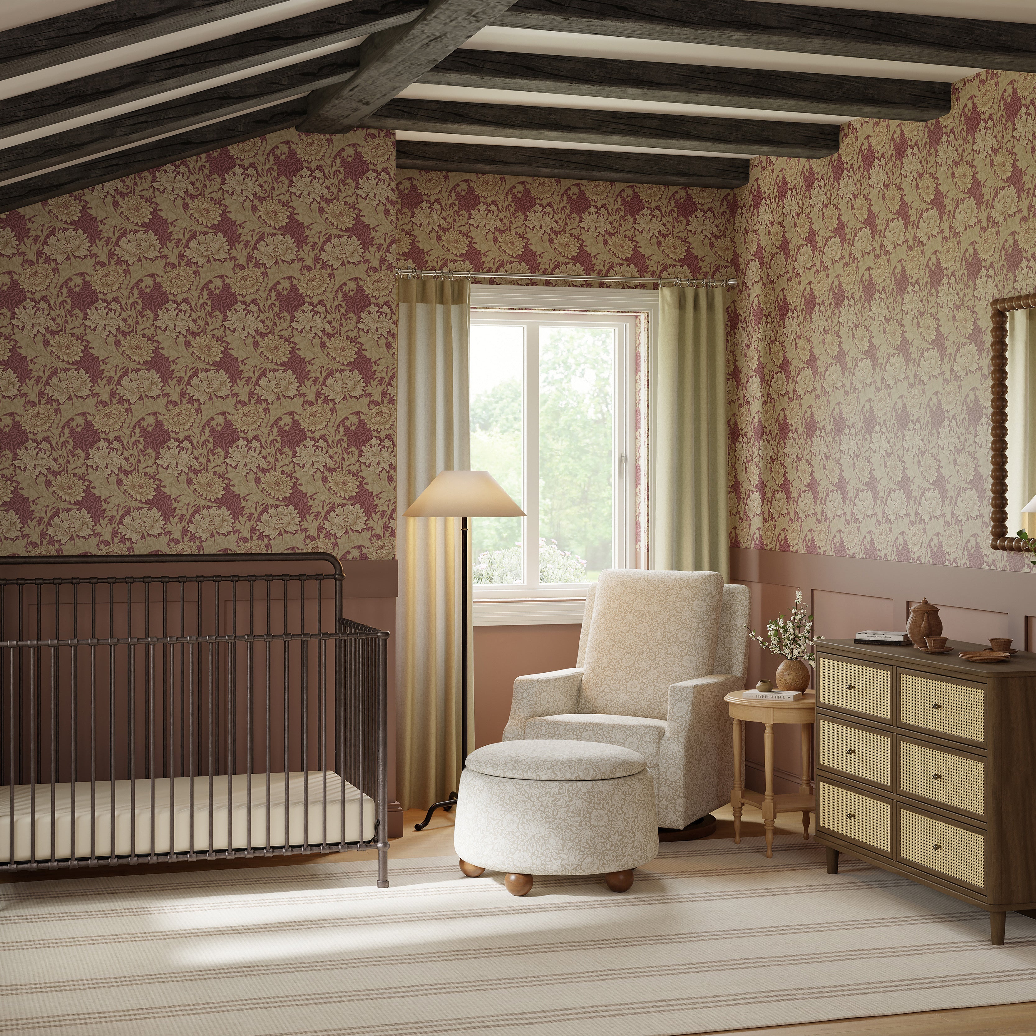 Morris & Co. x Namesake Tuffet Storage Ottoman