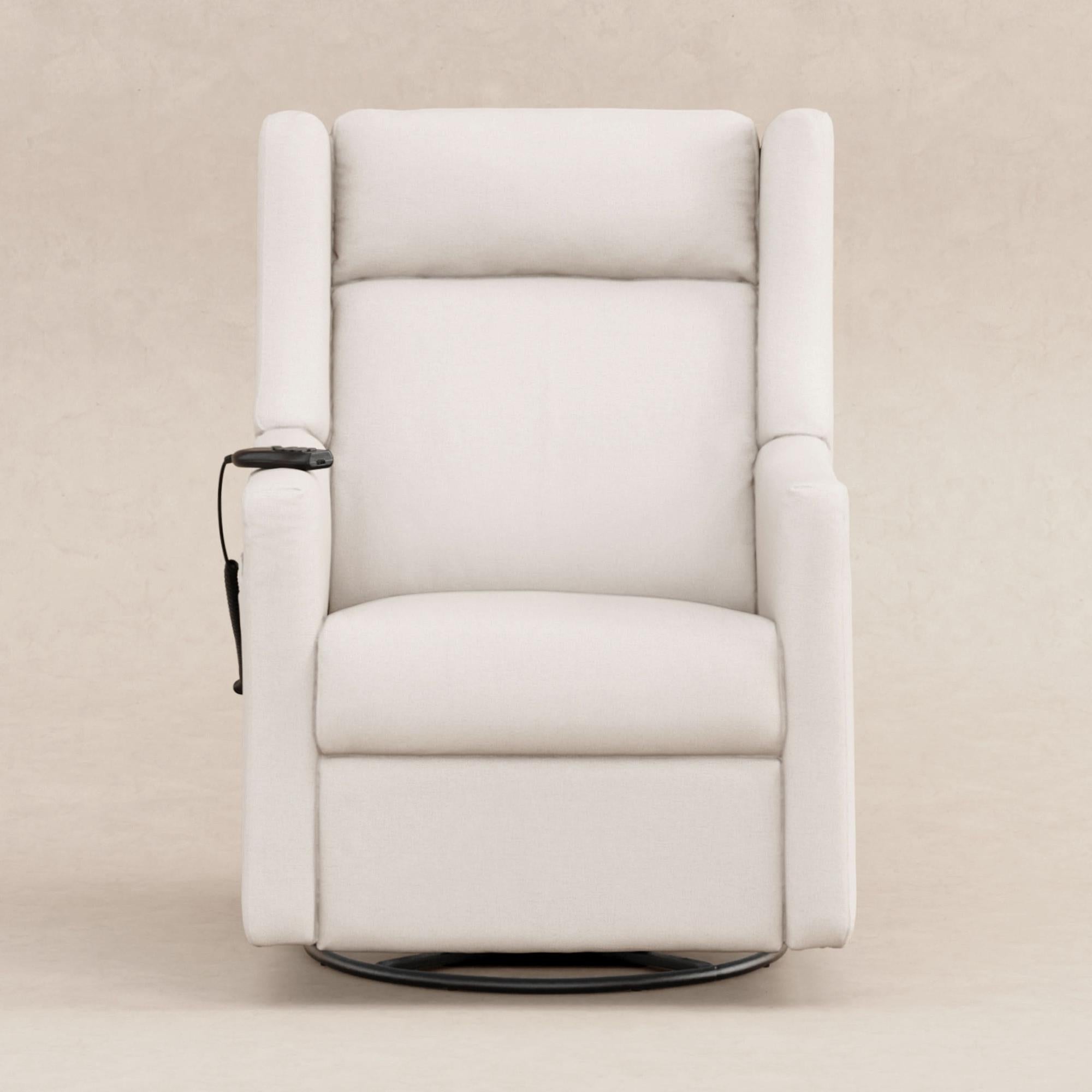 Babyletto Kiwi Deluxe Power Recliner & Swivel Glider with Heat and Massage