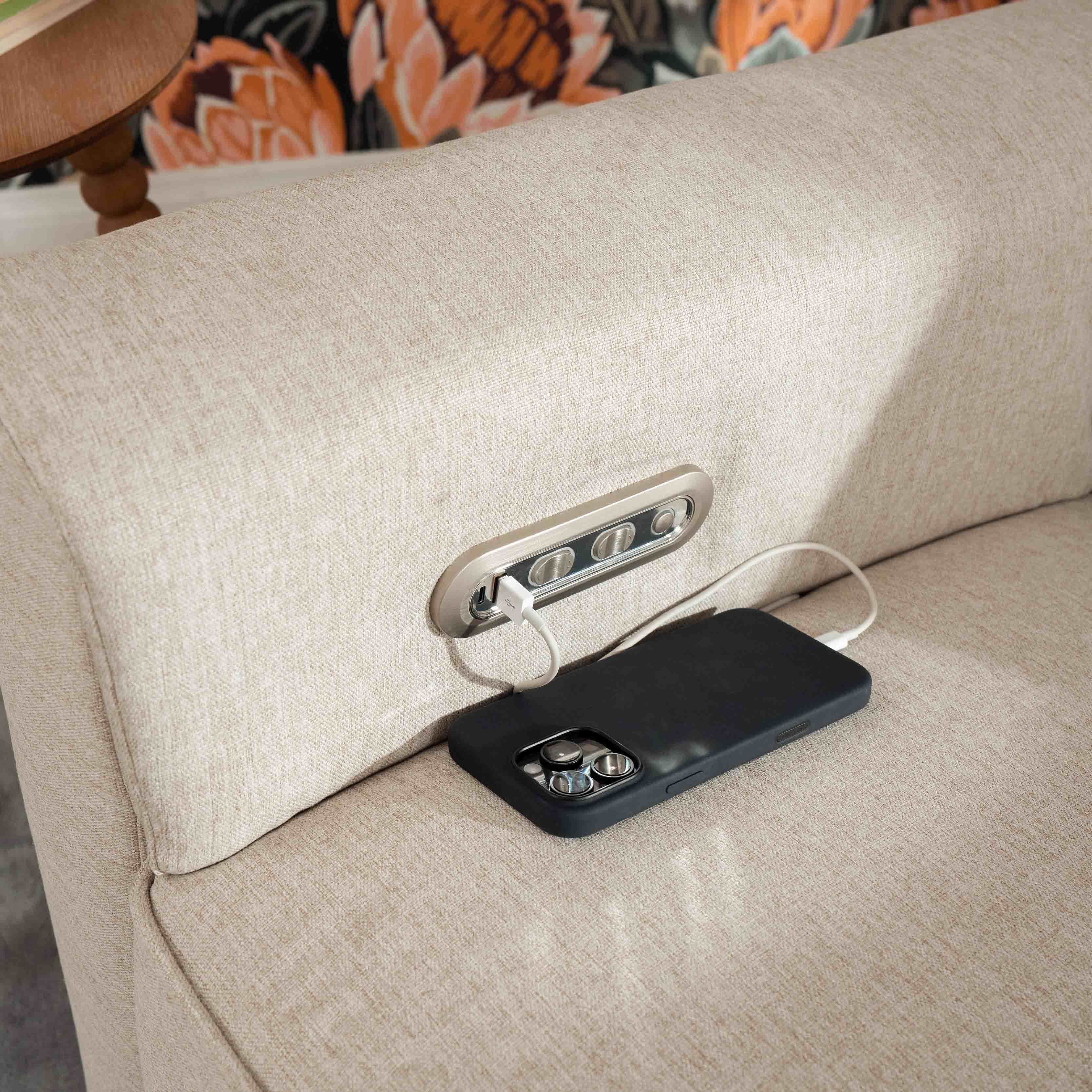 Monogram by Namesake Willa Plus Power Glider Recliner + Power Headrest