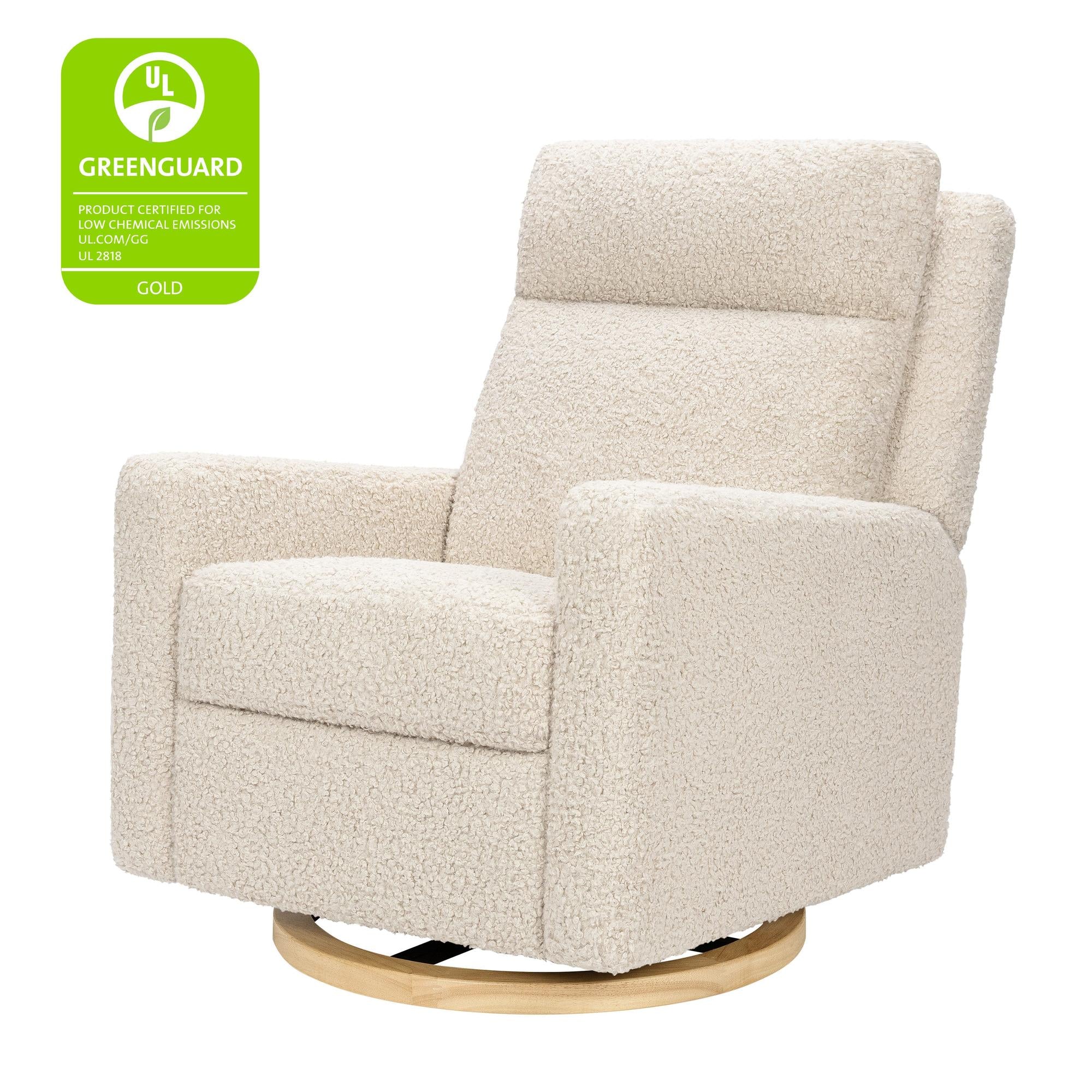 Babyletto Sigi Pro Power Recliner & Swivel Glider with Power Adjustable Headrest and Lumbar Support