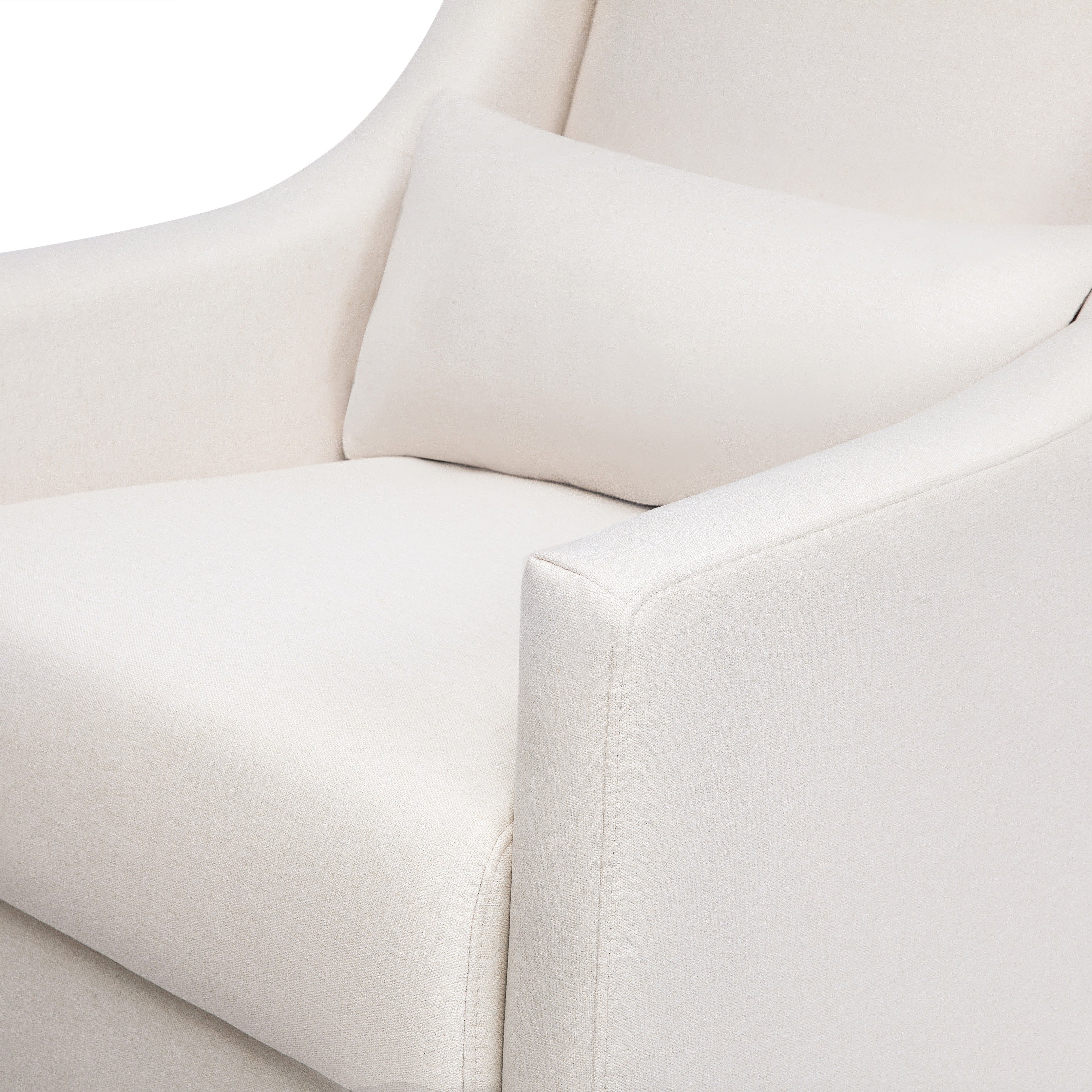 Babyletto Toco Swivel Glider and Ottoman in Eco-Performance Fabric | Water Repellent & Stain Resistant