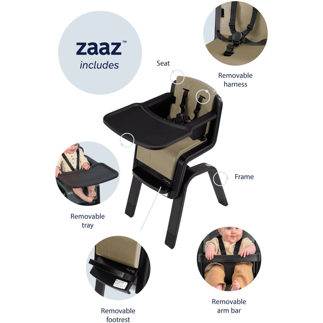 Nuna ZAAZ High Chair