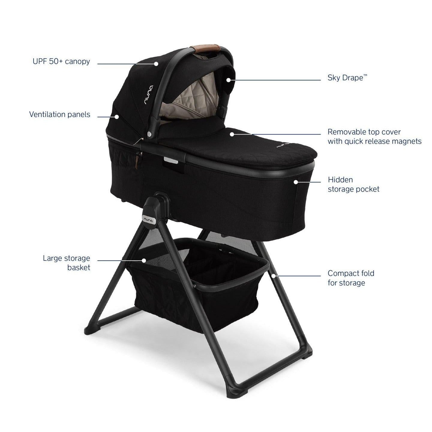 Nuna Demi Next Bassinet + Stand