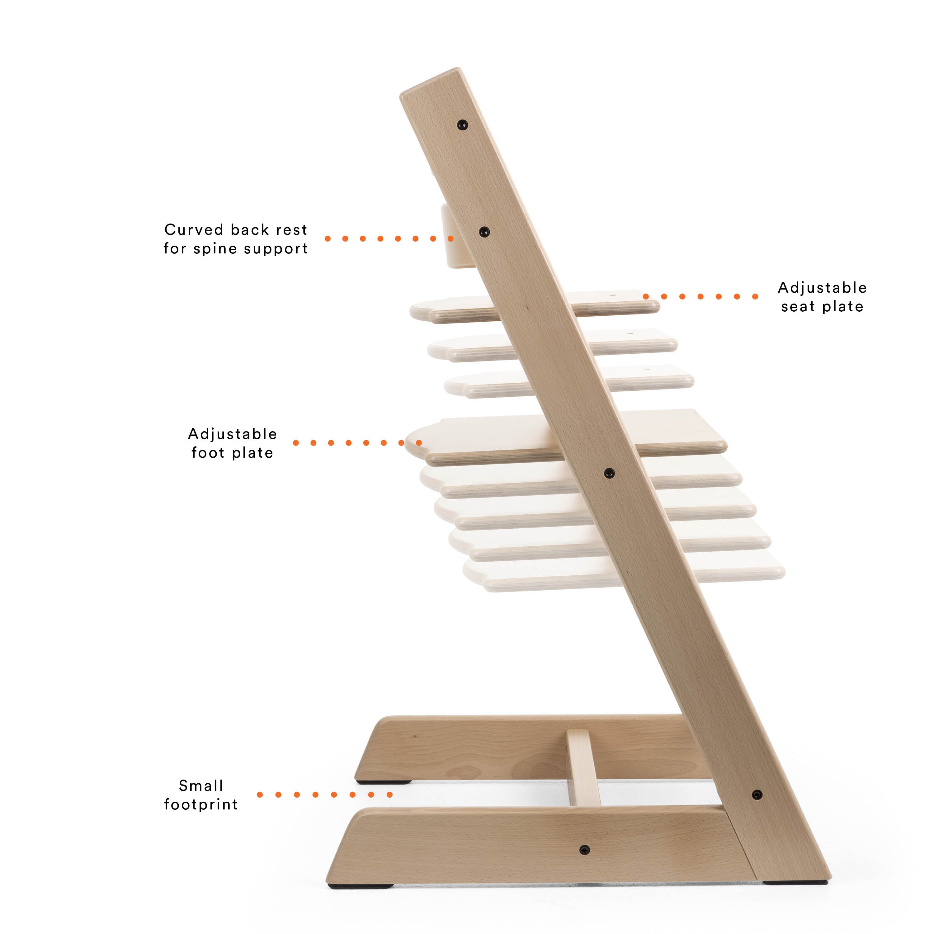 Stokke Tripp Trapp High Chair² Oak with Cushion and Stokke Tray