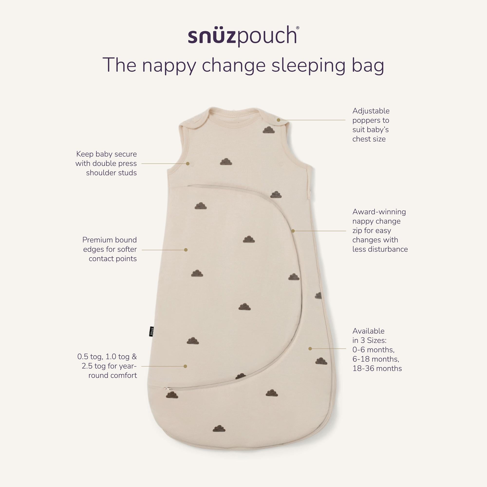 SnüzPouch Sand Cloud