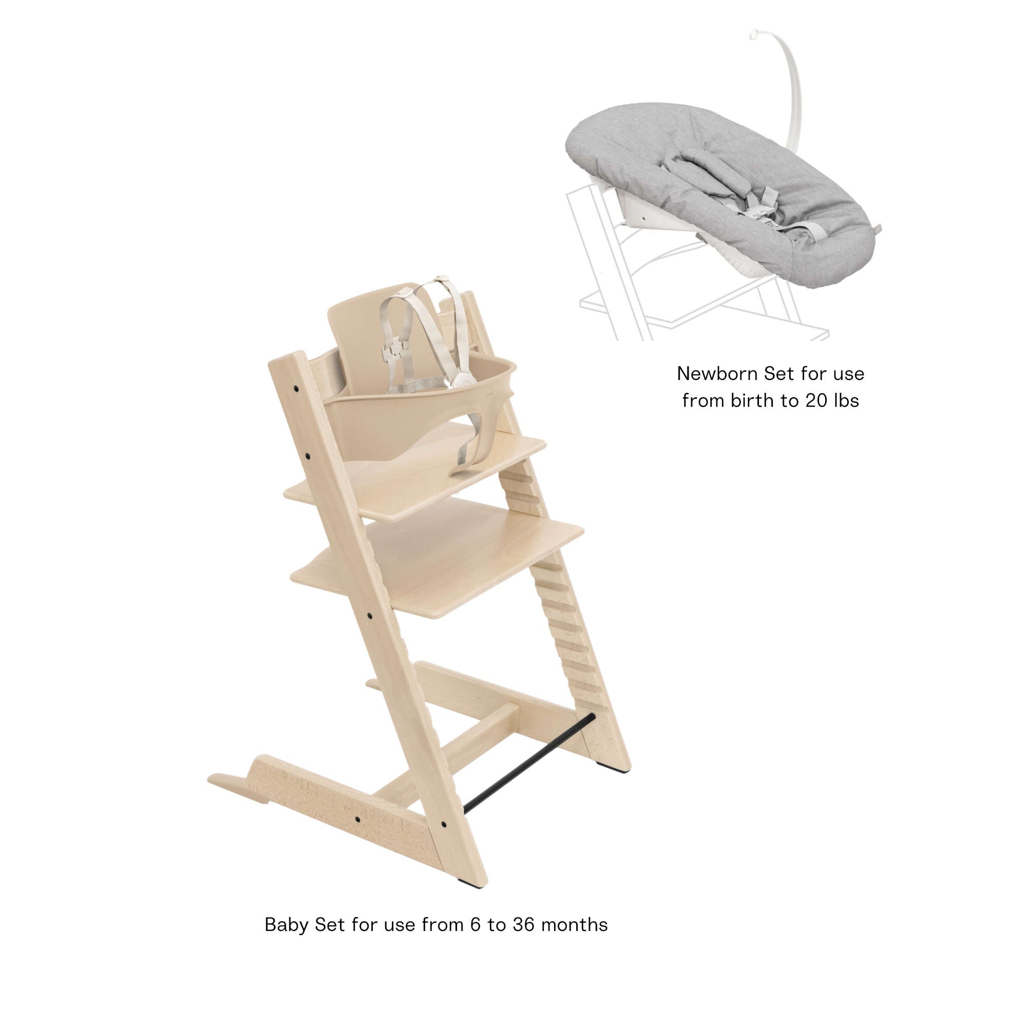 Stokke Tripp Trapp High Chair² with Newborn Set